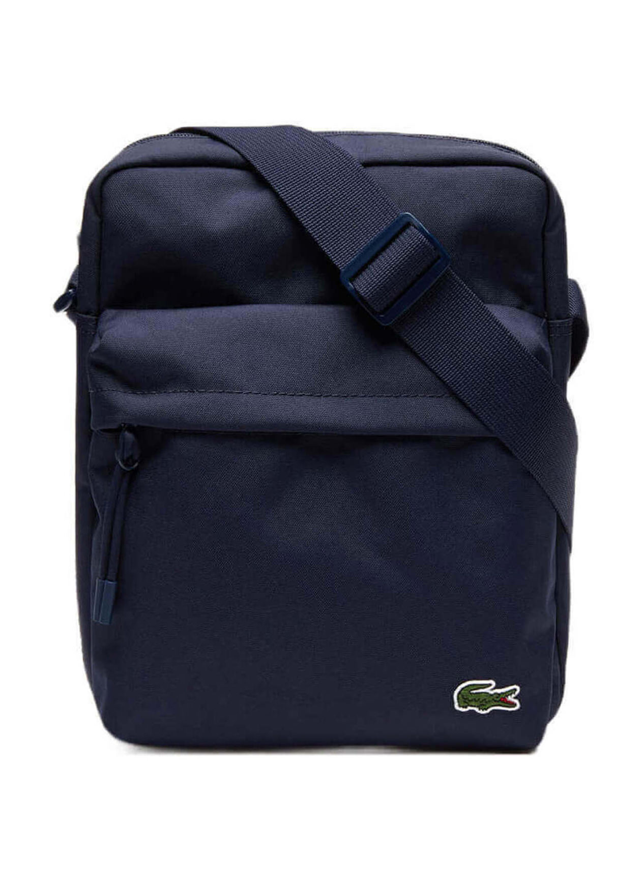 Lacoste Neocroc Backpack With Zipped Logo Straps in Green for Men