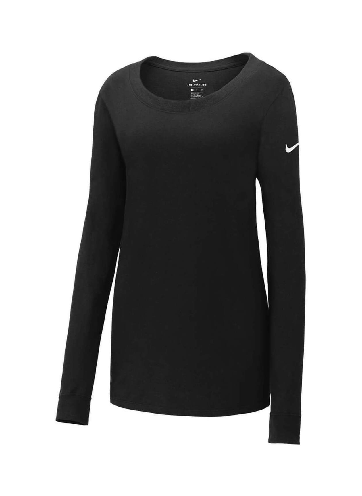 womens long sleeve black nike shirt