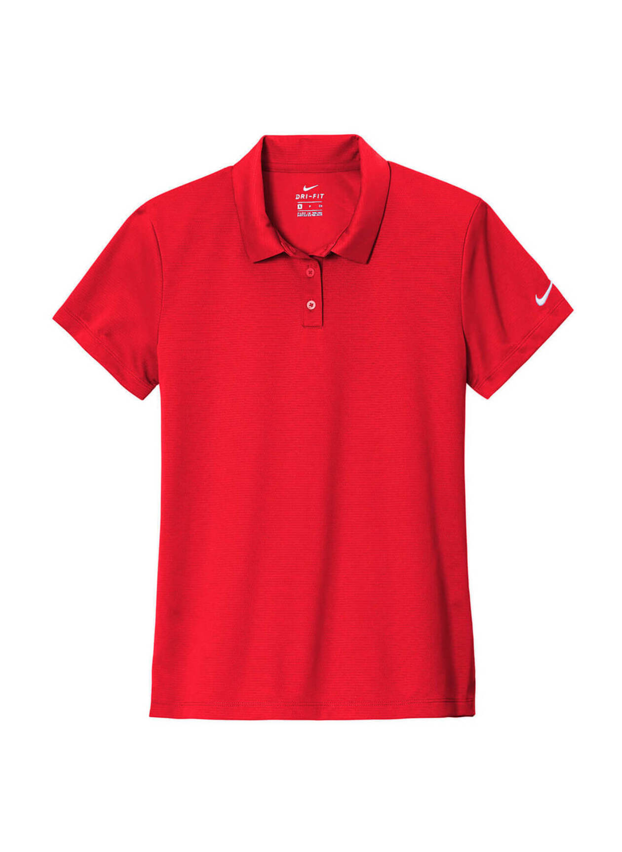 Women's University Red Nike Dry Essential Solid Polo