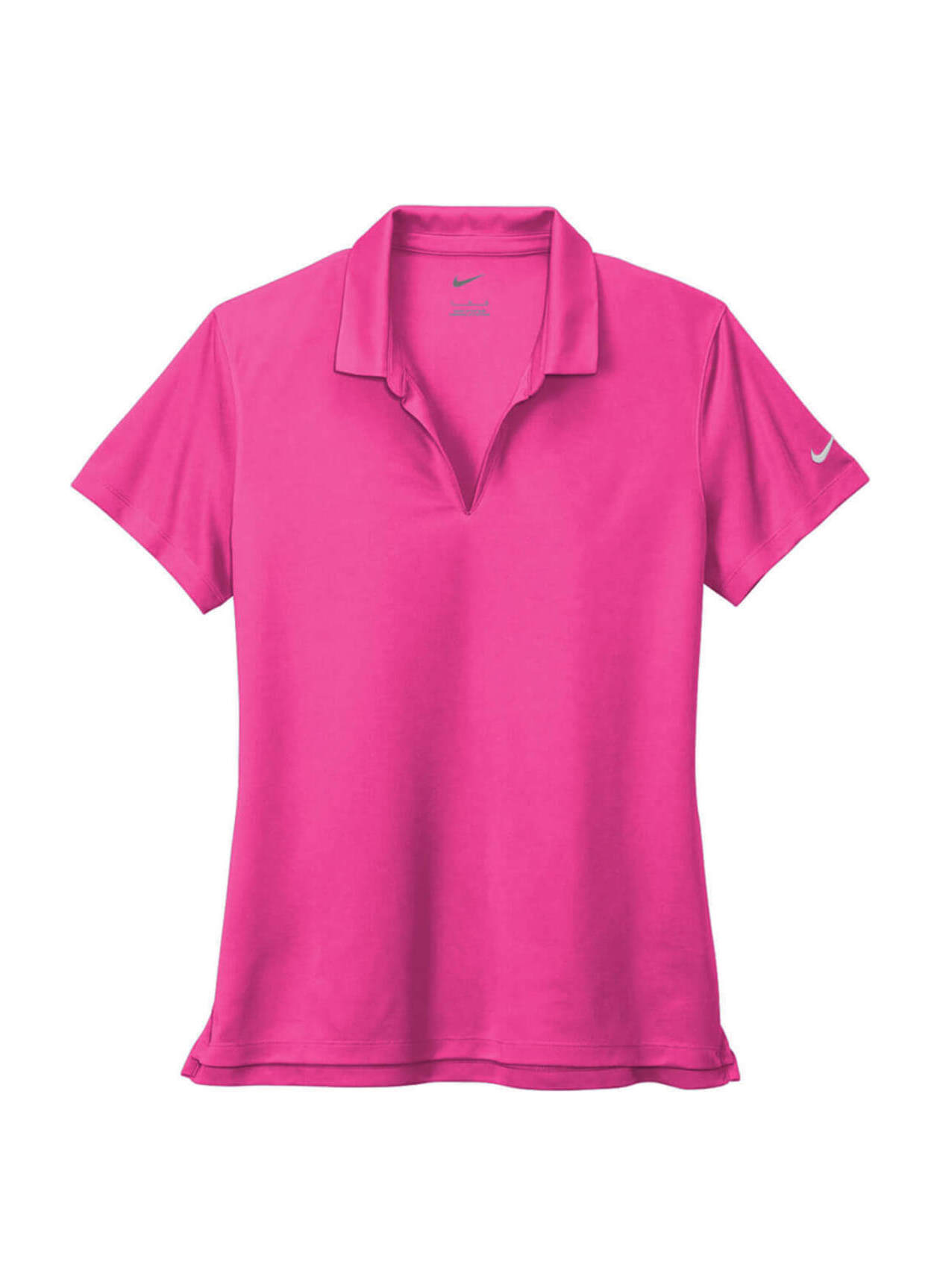 Women's Vivid Pink Nike Dri-FIT Micro Pique 2.0 Polo