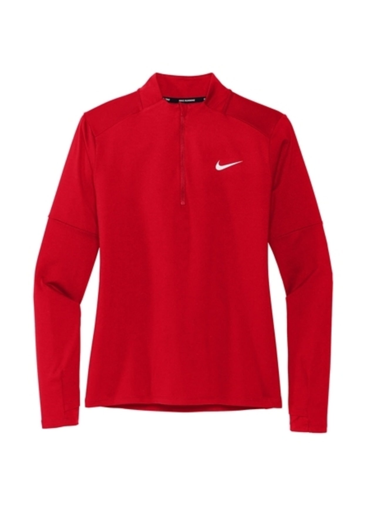 Nike red element online half zip