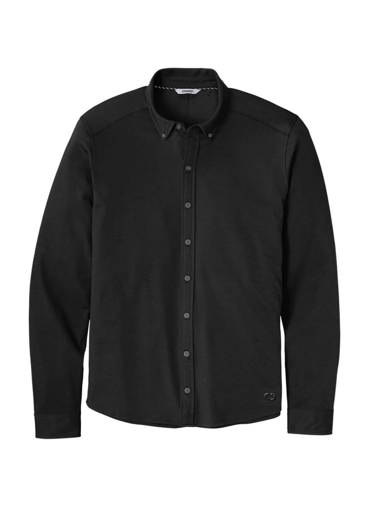 Custom Work Shirts Screen Printed Spyder Men's Black Transit Shirt Jacket