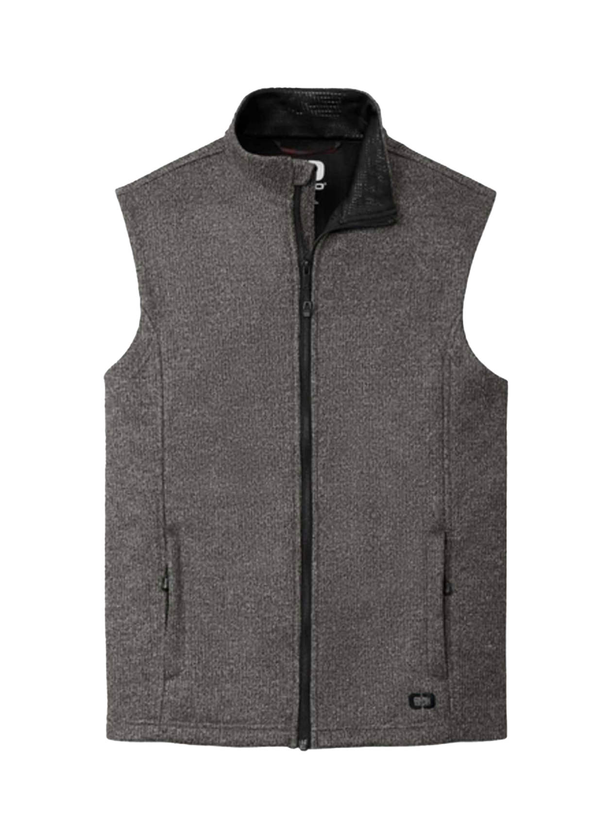 OGIO Men's Diesel Grey Heather Grit Fleece Vest | Customized Vest