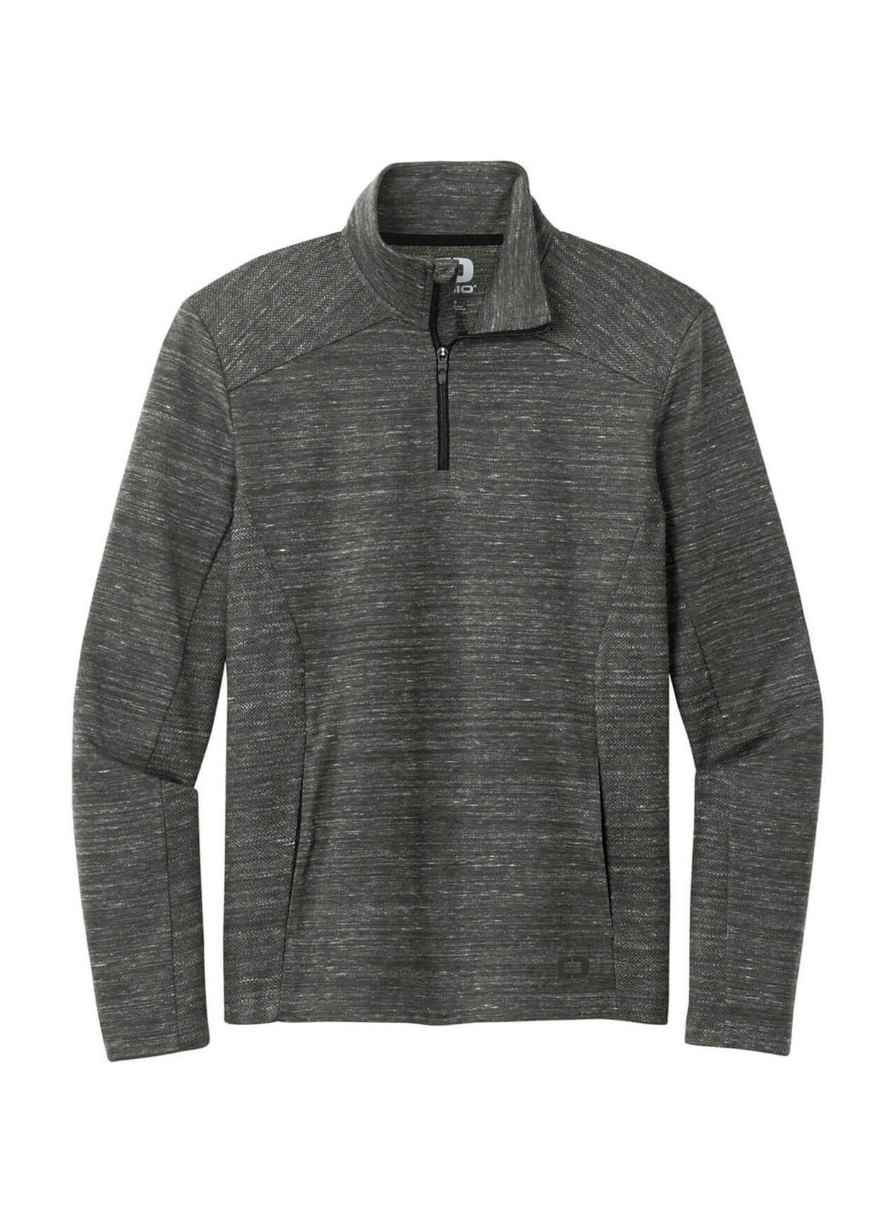 OGIO Men's Tarmac Grey Heather Flux Quarter-Zip | Custom 1-4 Zip Pullover