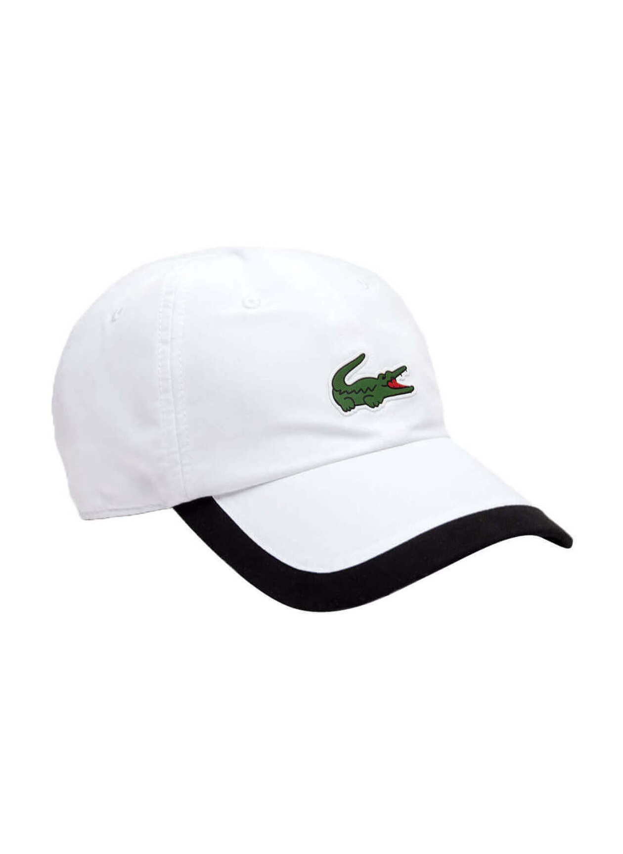 / Black Lacoste Men's SPORT Contrast Border Lightweight Hat |