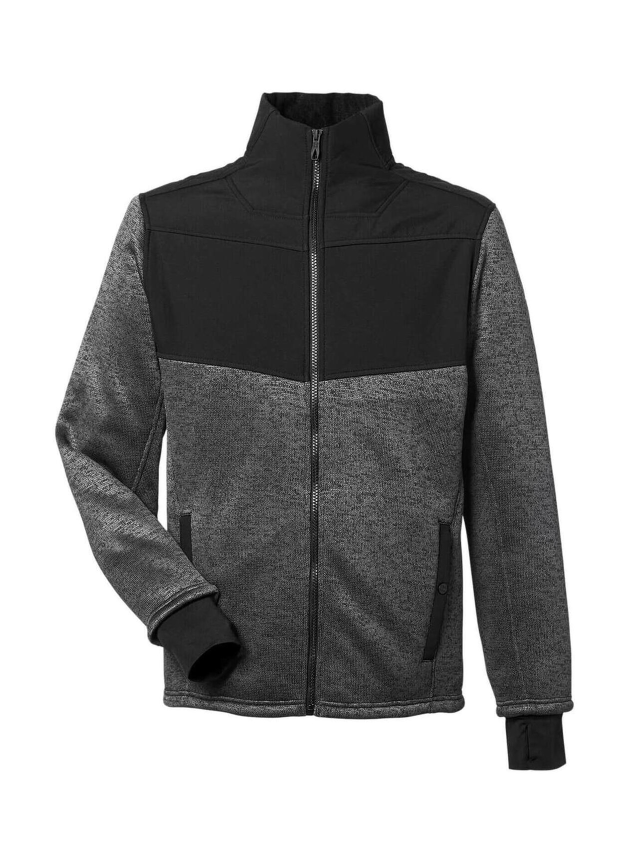 Corporate Spyder Men's Polar Powder-Black Passage Sweater Jacket