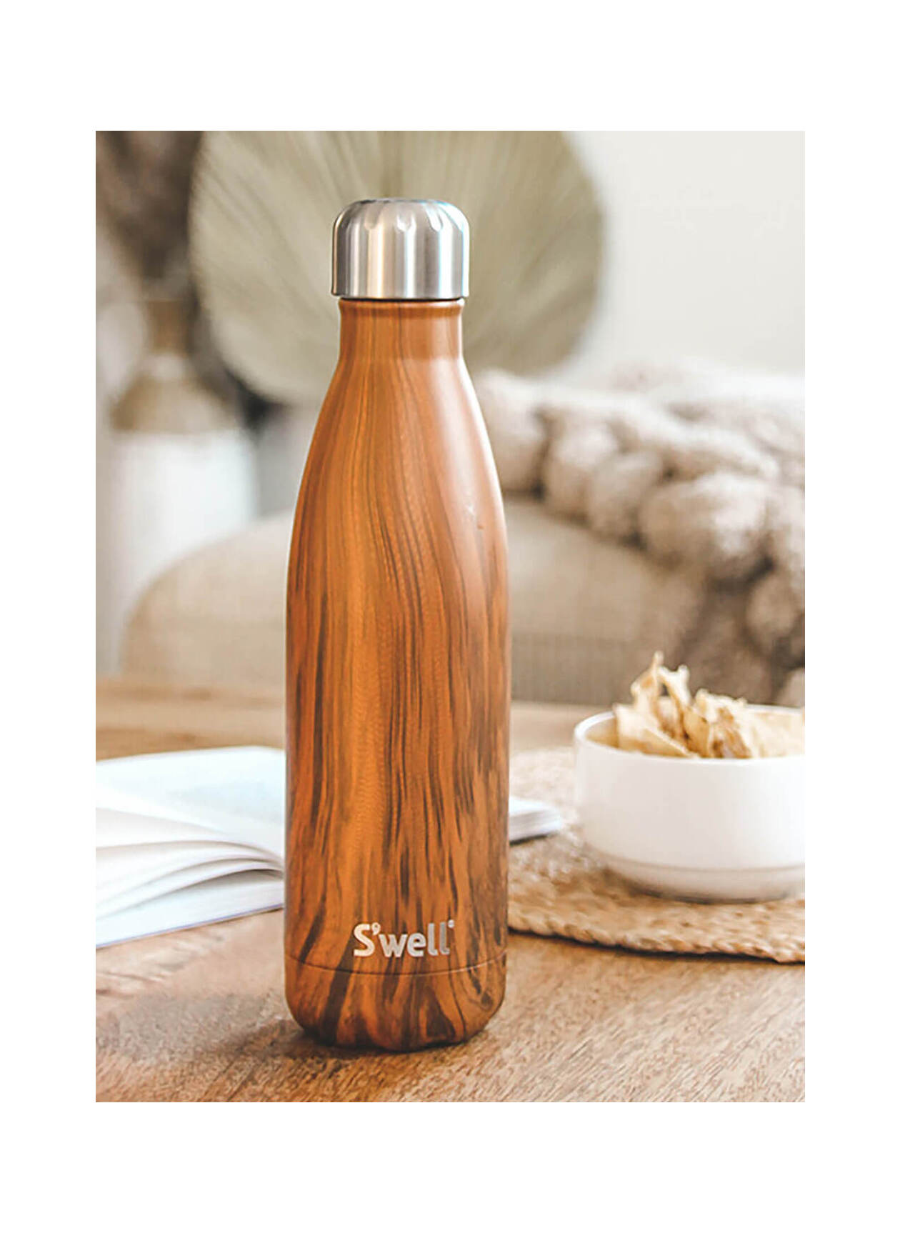 S'well Teakwood 17 oz Water Bottle