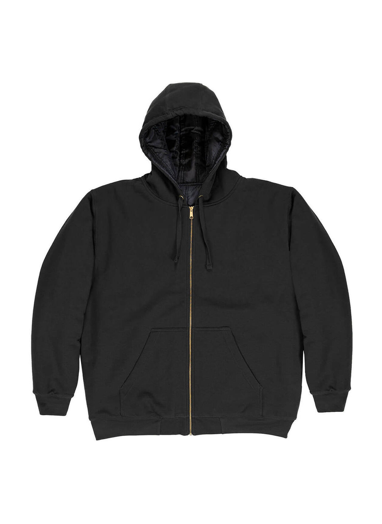 Berne Men's Black Glacier Full-Zip Hooded Jacket