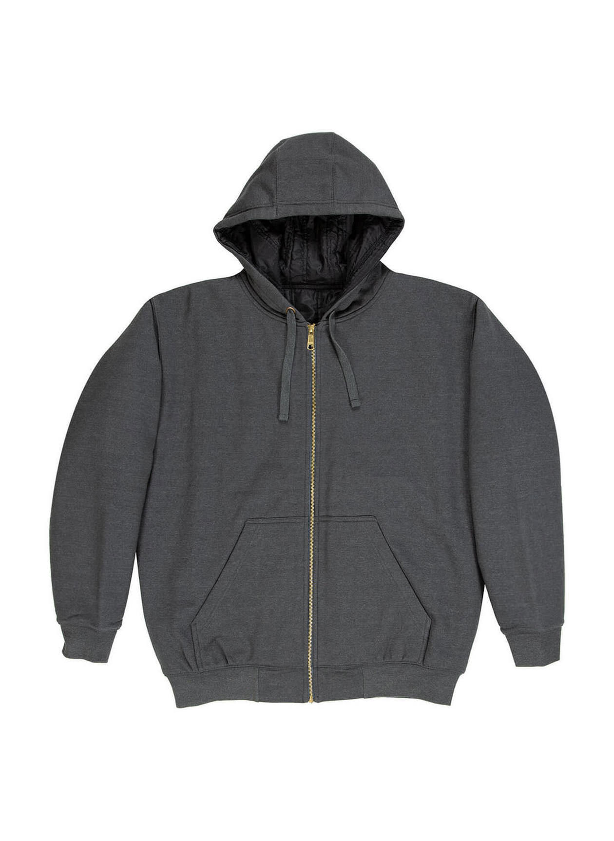 Berne Men's Graphite Glacier Full-Zip Hooded Jacket