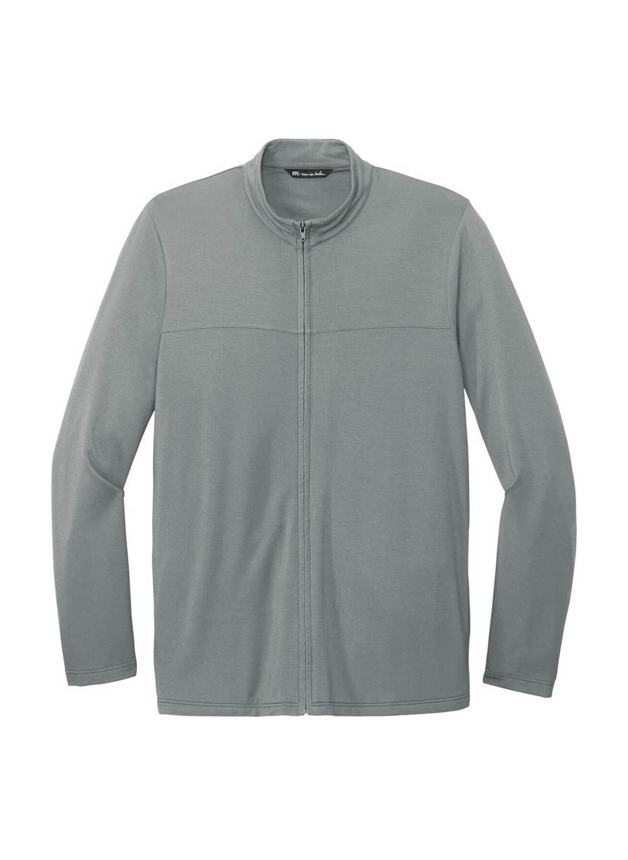 TravisMathew Men's Quiet Shade Grey Newport Fleece Jacket