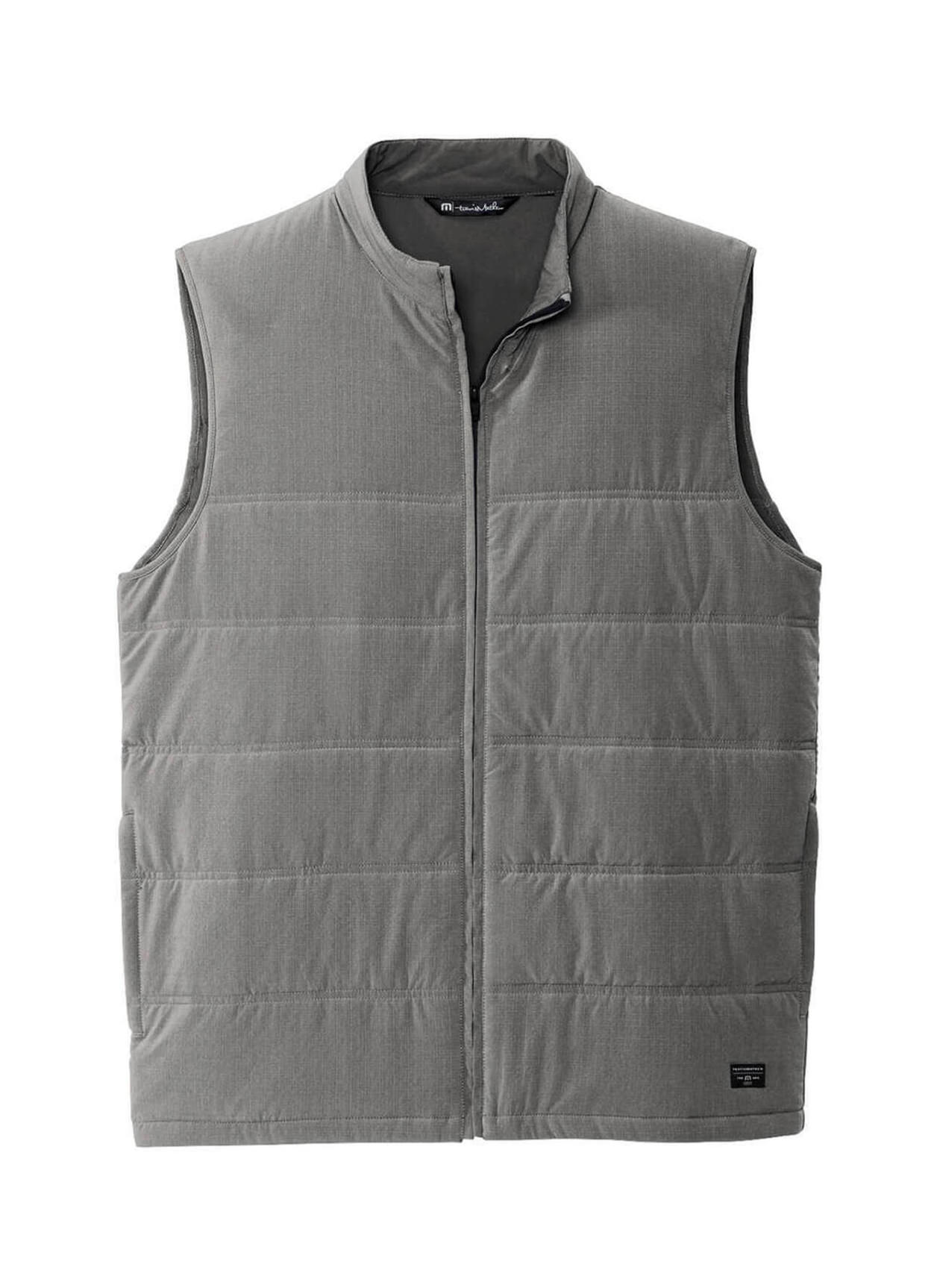 TravisMathew Men's Quiet Shade Grey Cold Bay Vest | Customized Vest