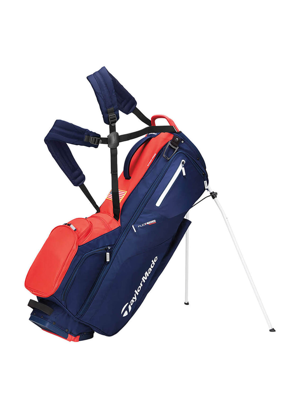 TaylorMade FlexTech Stand Bag Red/White/Blue 