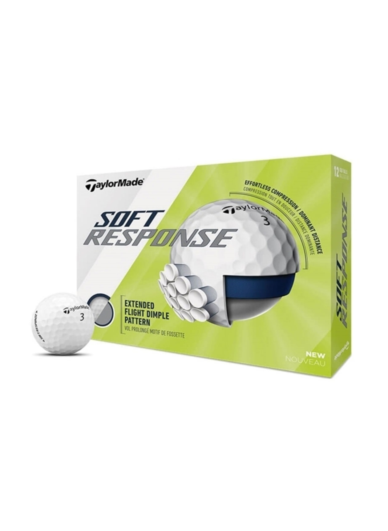 TaylorMade White Soft Response Golf Balls