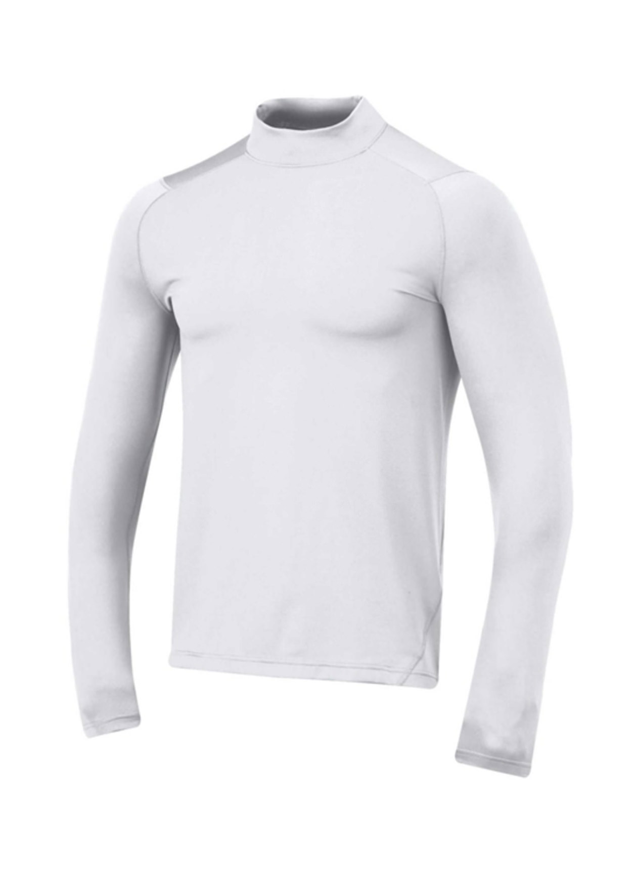 Embroidered Under Armour Men's White Cold Gear Infrared Mock