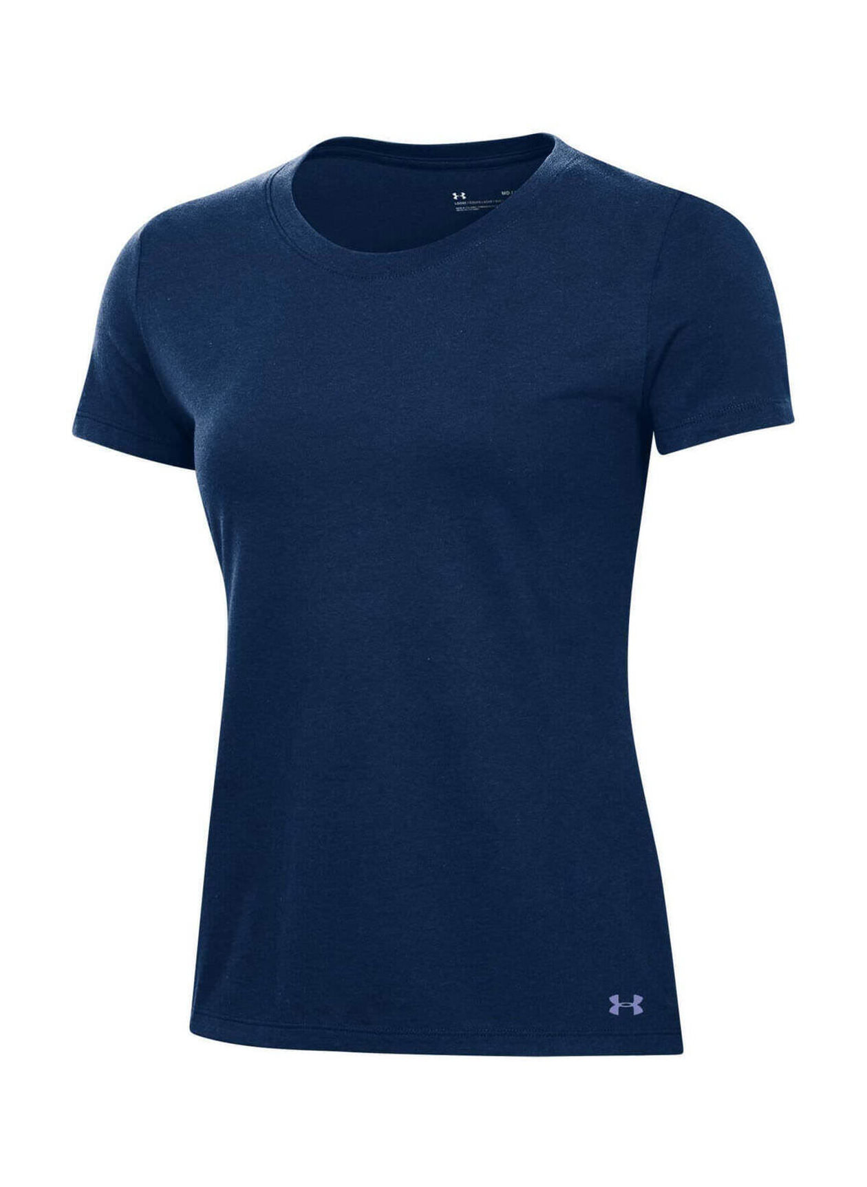 Under Armour Women's Midnight Navy Cotton T-Shirt