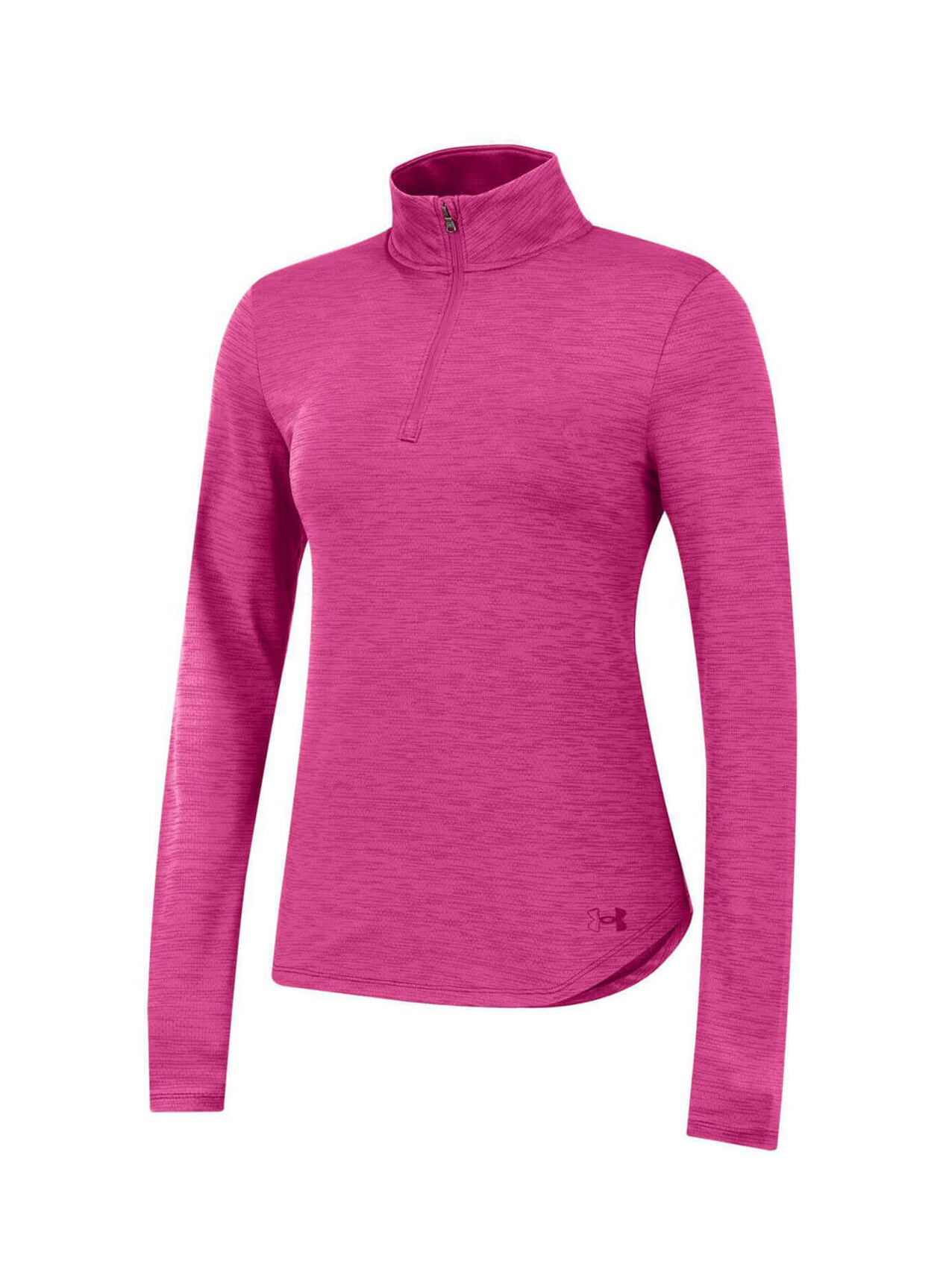 Under Armour Women s Alpha Pink Novelty Vent Tech Quarter Zip