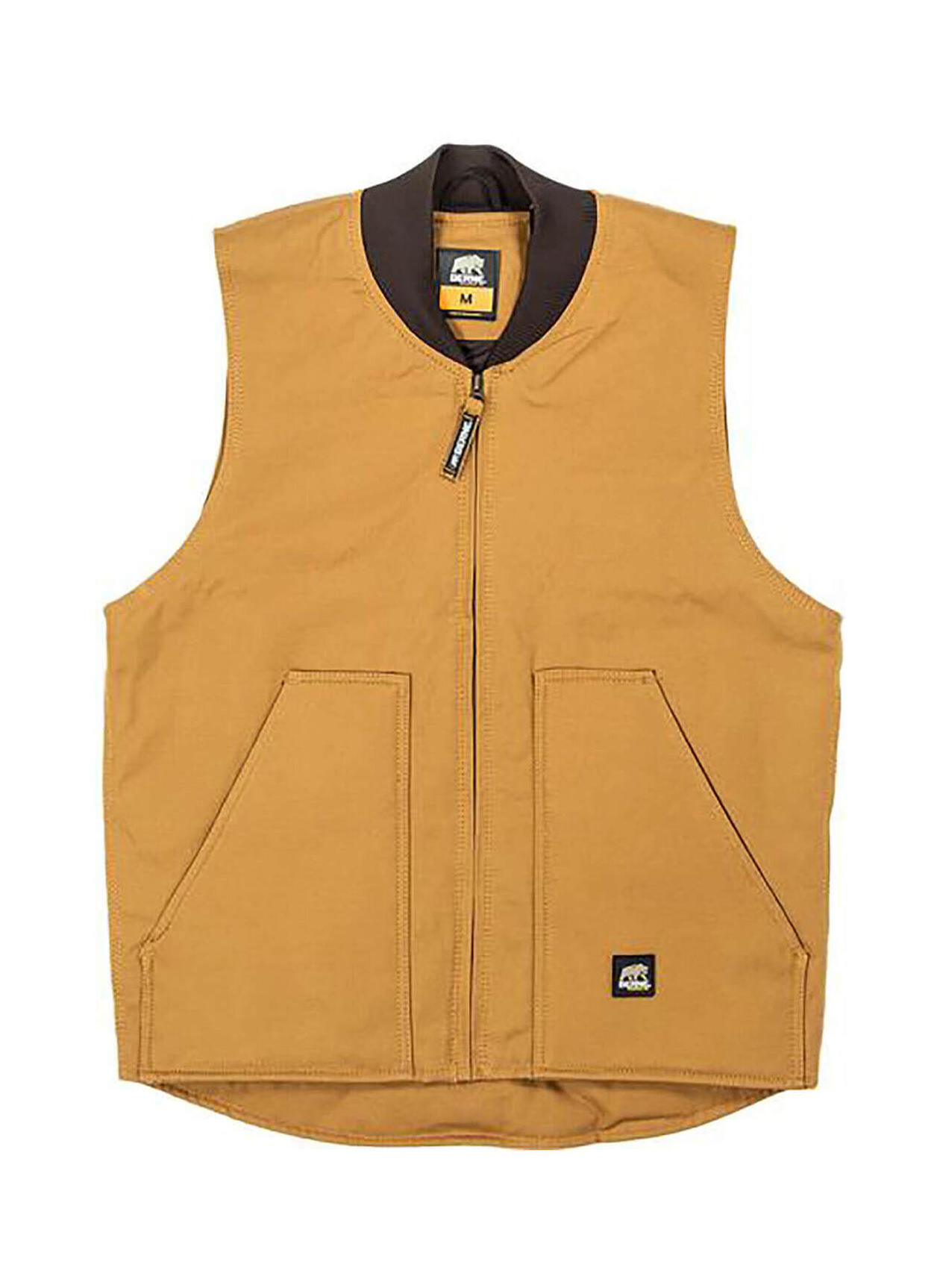 Berne Men's Brown Duck Workman's Duck Vest