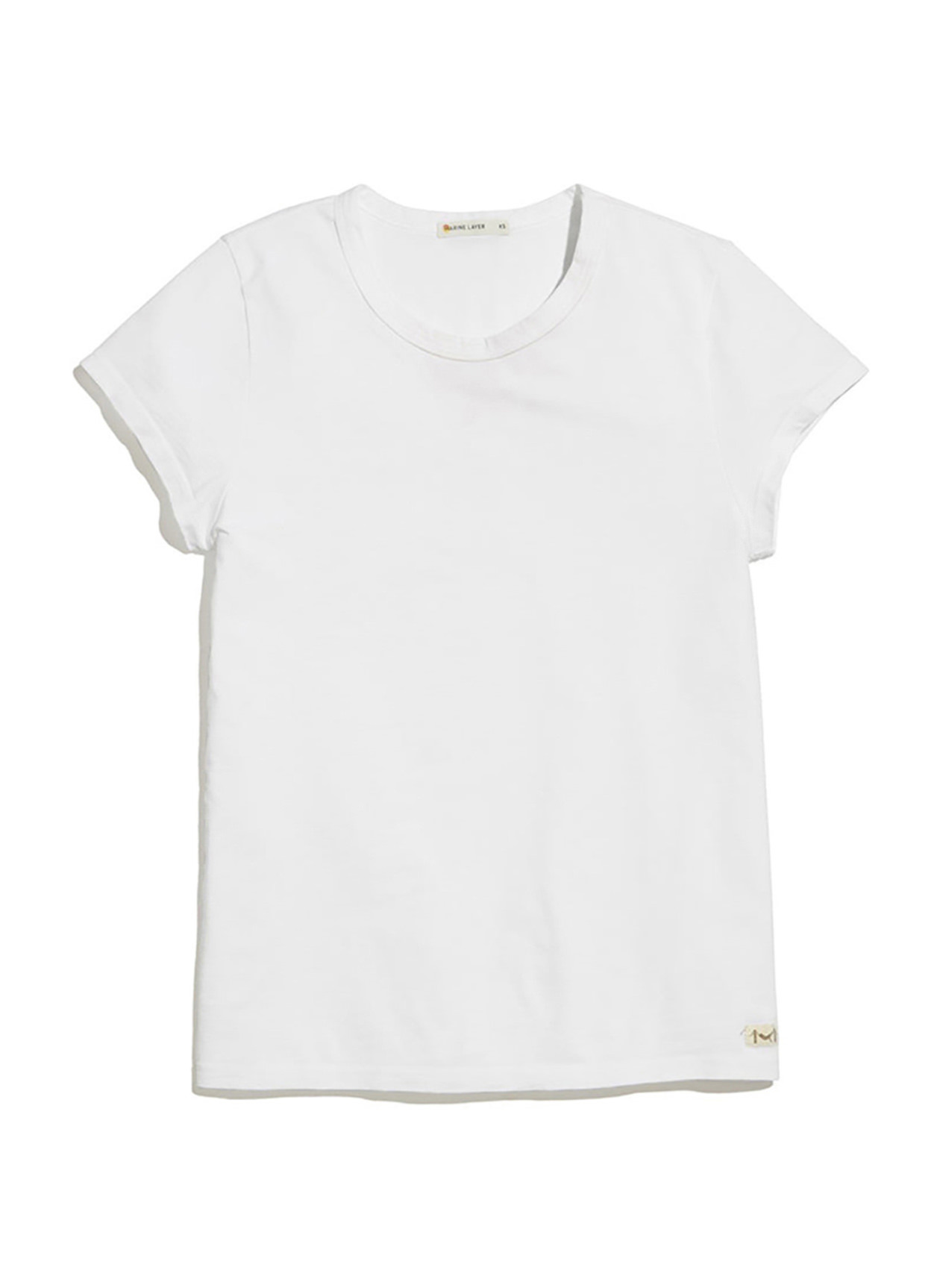 Marine Layer Women's White Signature Classic Bound T-Shirt