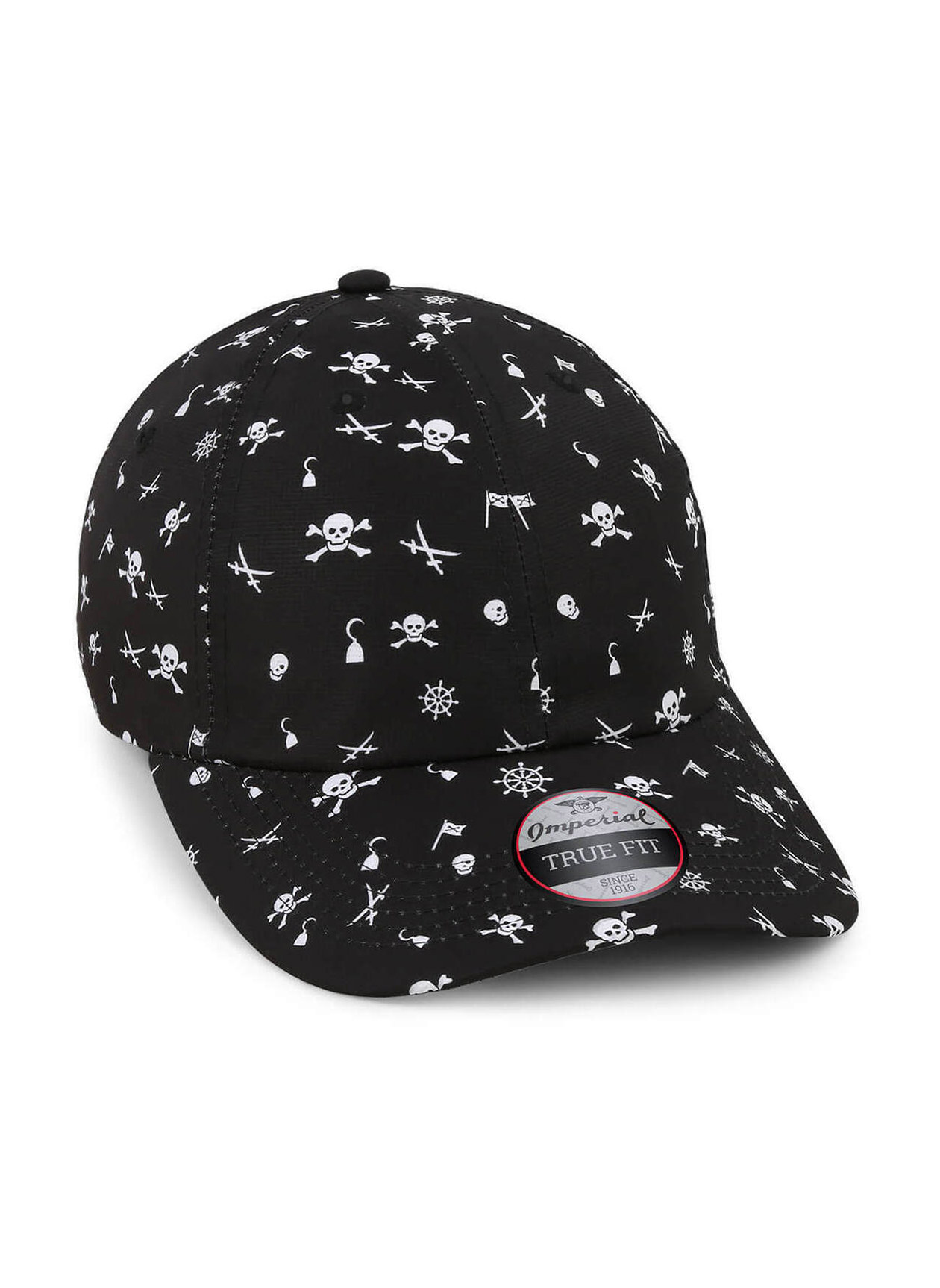 Imperial Black / Pirates The Alter Ego Pattered Performance Hat