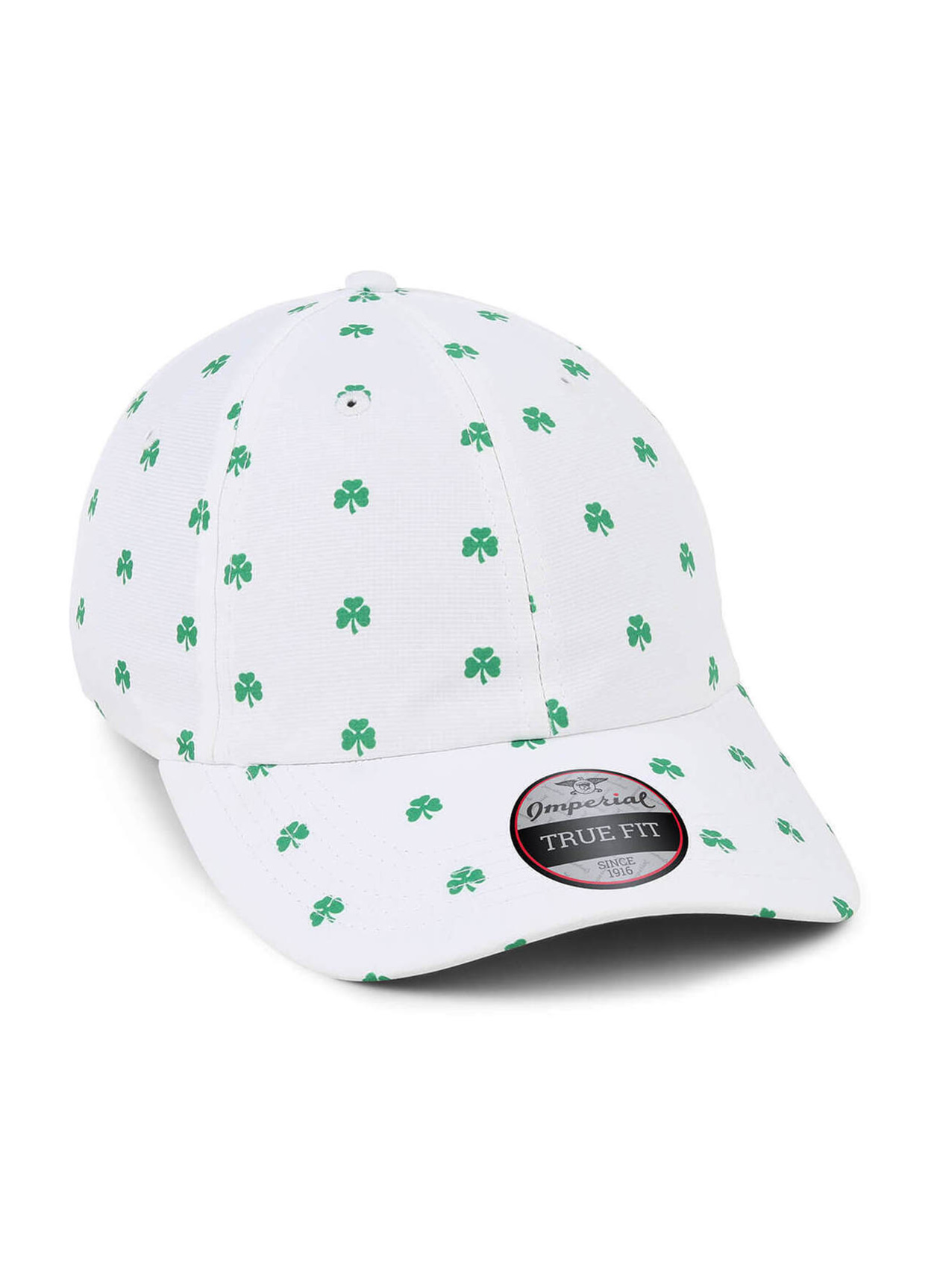Imperial White / Green Clover The Alter Ego Pattered Performance Hat