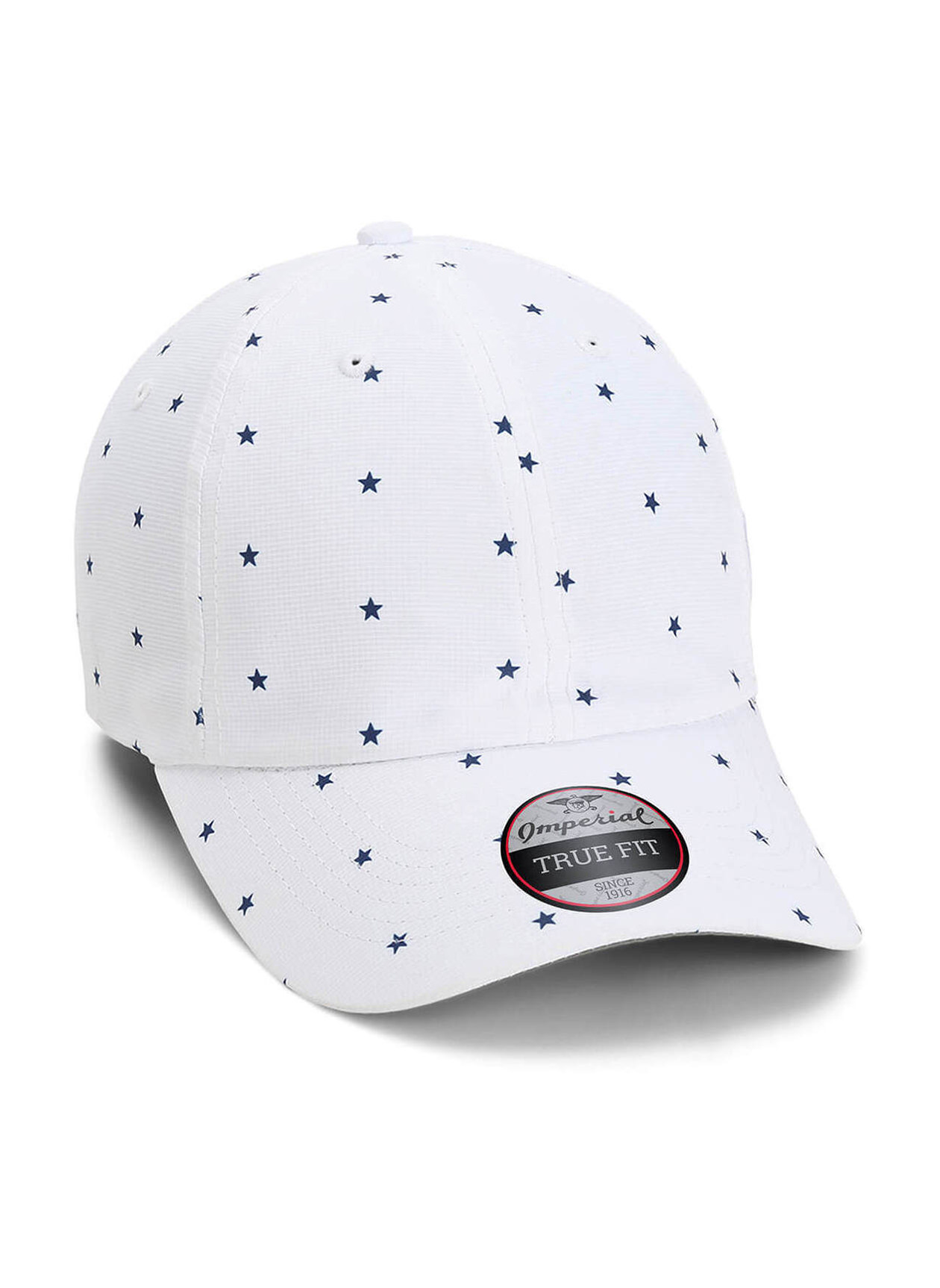 Imperial White / Navy Stars The Alter Ego Pattered Performance Hat