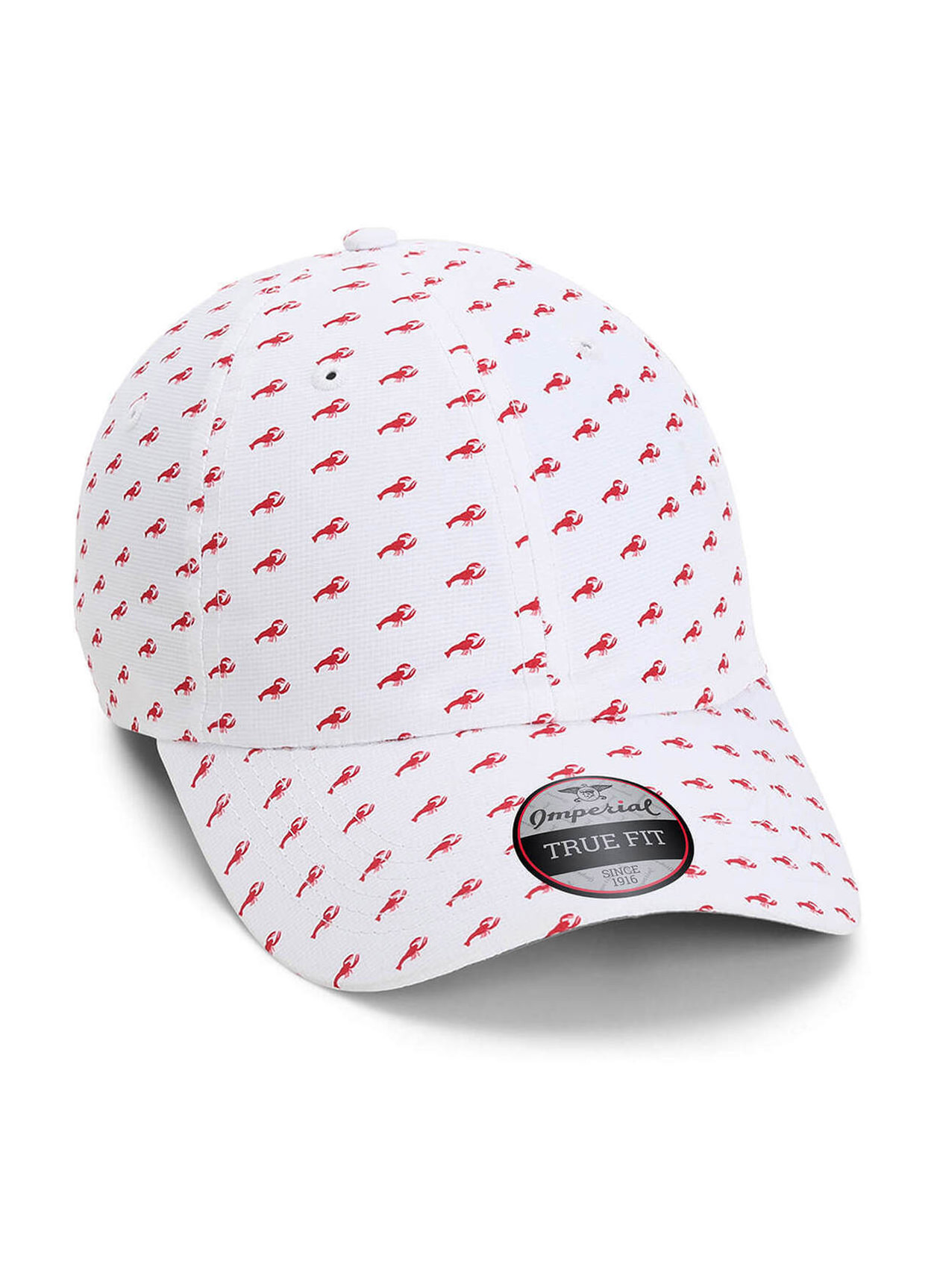 Imperial White / Red Lobster The Alter Ego Pattered Performance Hat