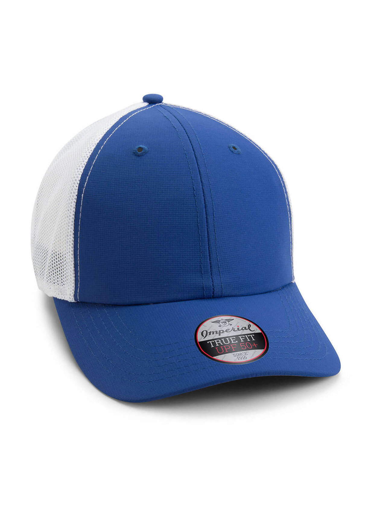 Imperial Cobalt / White Structured Performance Meshback Hat