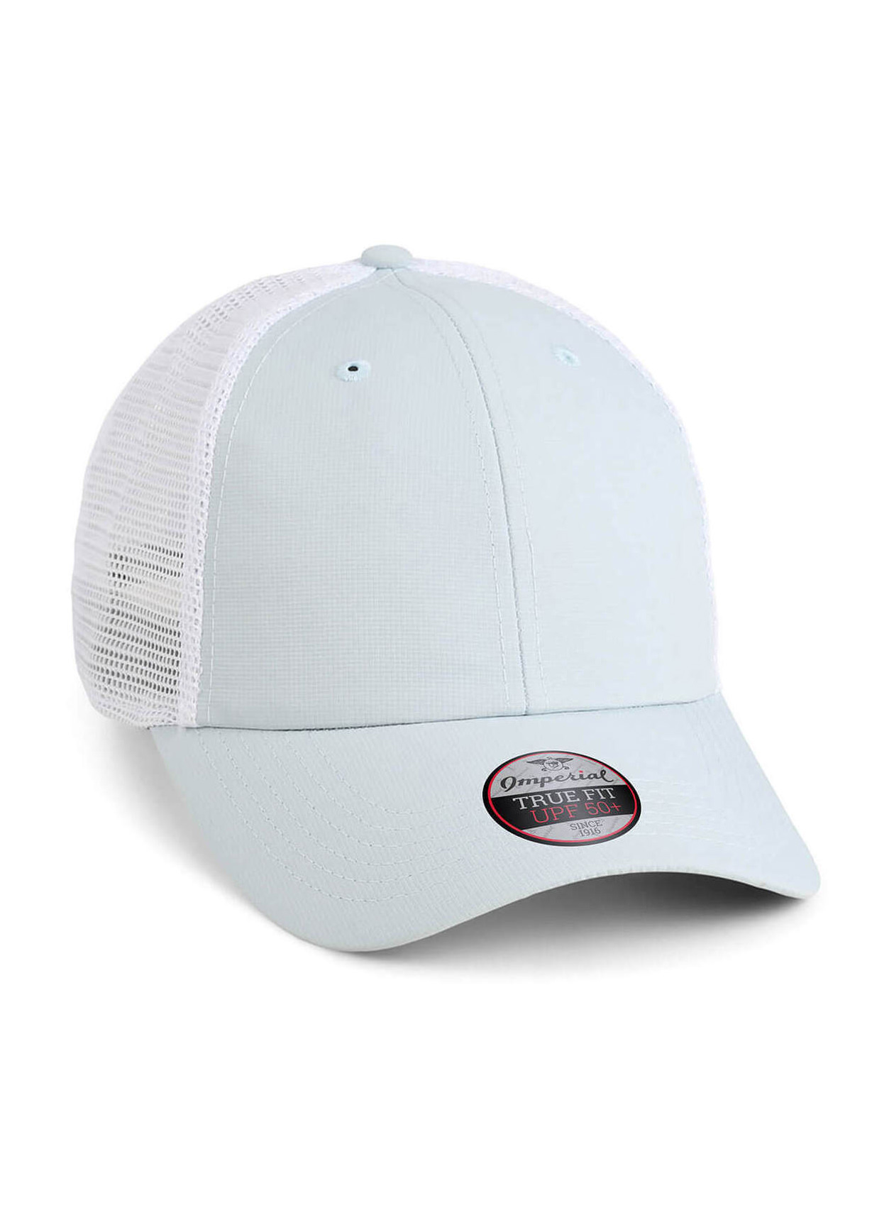 Imperial Glacier / White Structured Performance Meshback Hat