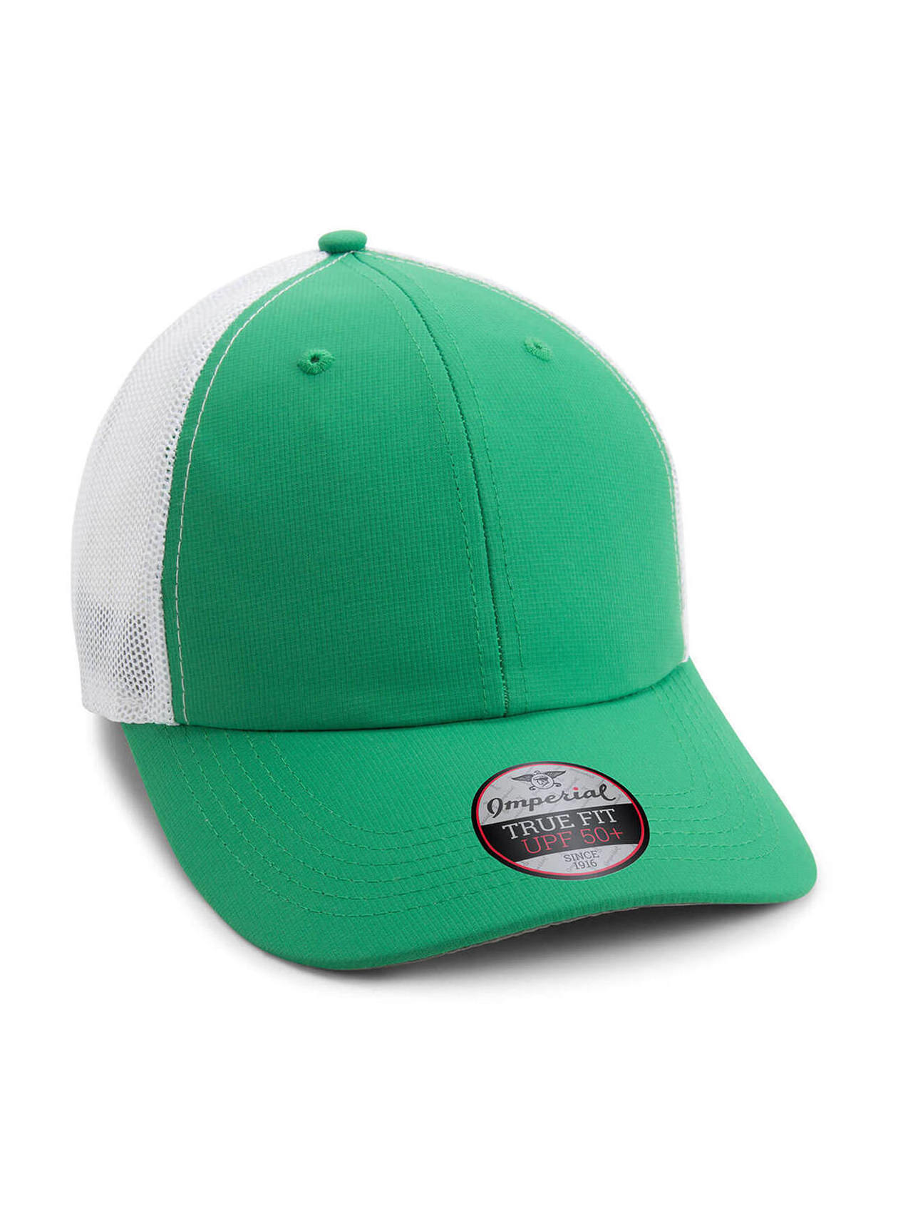 Imperial Grass / White Structured Performance Meshback Hat