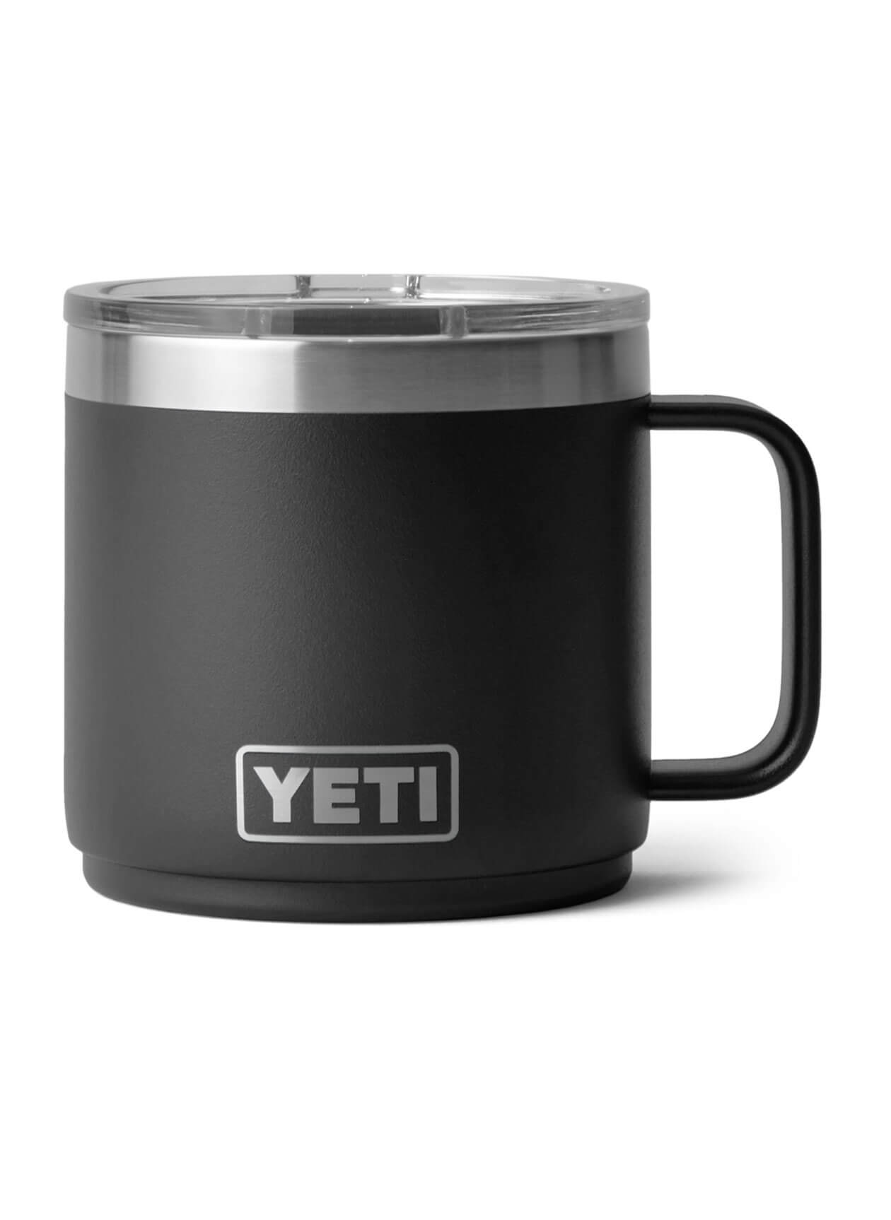 YETI Black Rambler 14 oz. Mug with DuraSip Lining