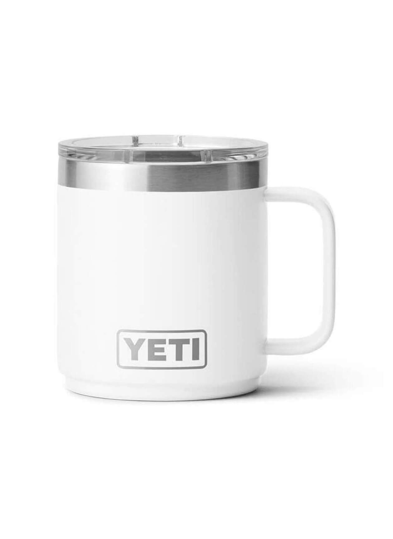 YETI White Rambler 10 oz Stackable Mug with Magslider Lid