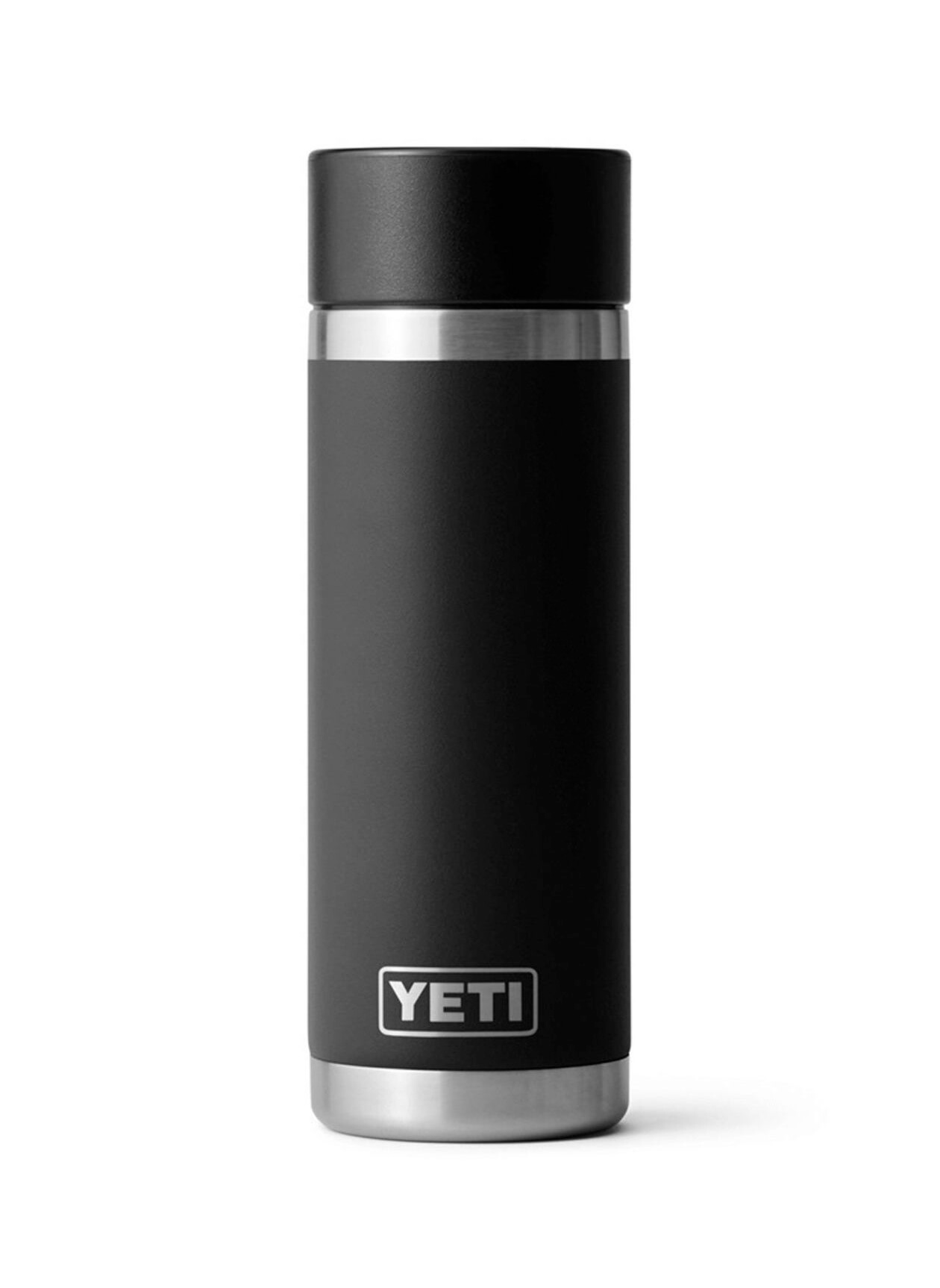 YETI Black Rambler 18 oz Bottle with Hotshot Cap
