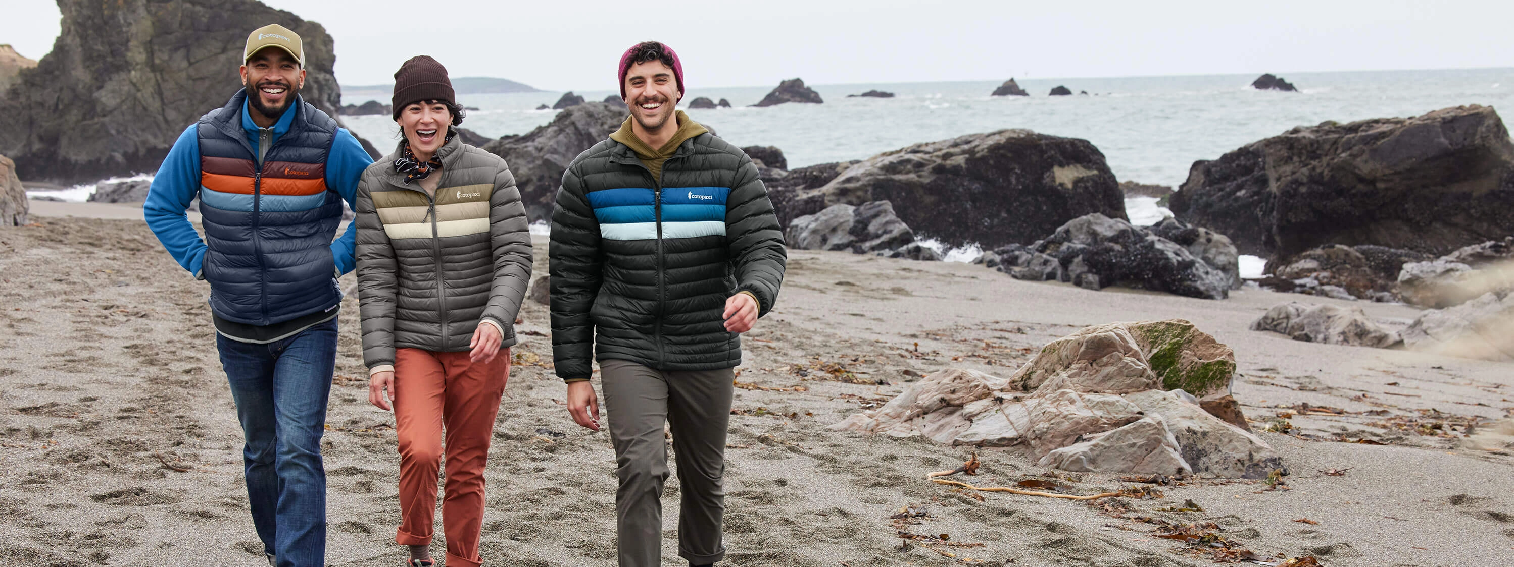 Custom Cotopaxi company apparel. Company jackets, vests, and backpacks with embroidered logos.