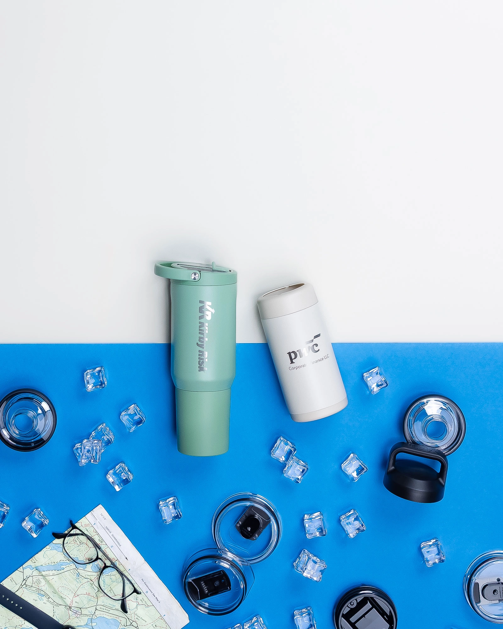 Shop custom HydroJug drinkware for employee gifting and corporate branding. 