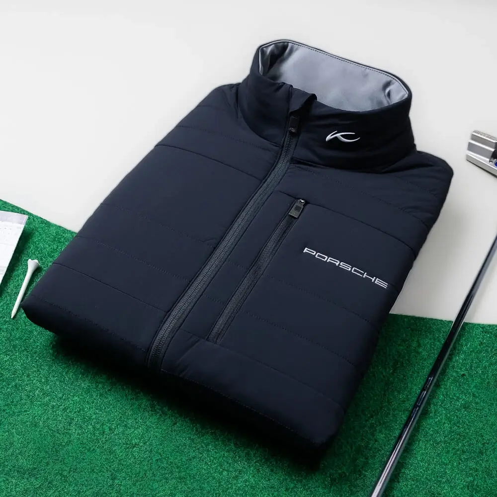 Custom KJUS — KJUS polos and KJUS jackets, embroidered polo shirts, custom shirts. 