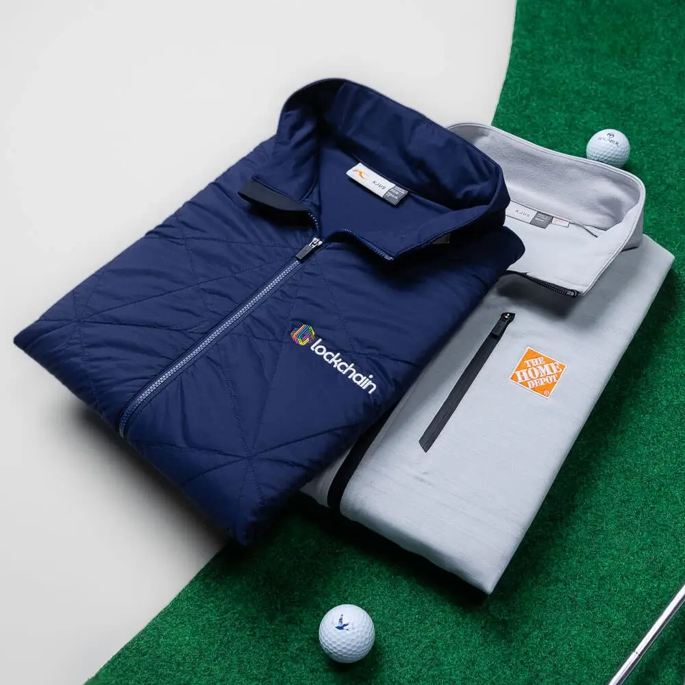 Corporate Gear makes employee gifts easy — logo golf shirts and tailored custom jackets. 