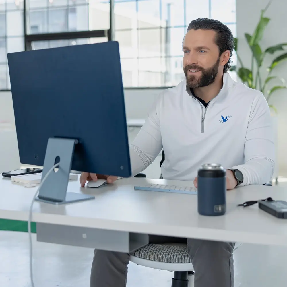 Discover men's custom apparel featuring embroidered corporate and logo apparel, ideal for custom branded use.