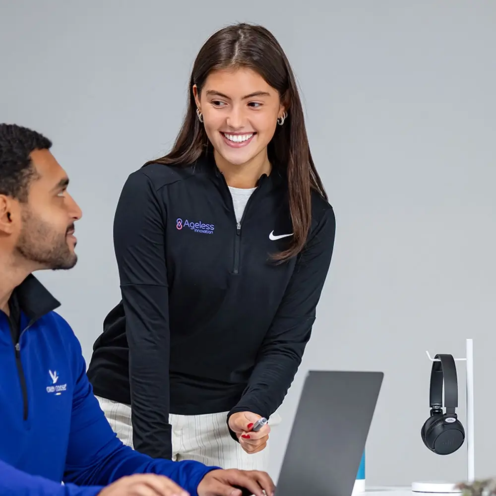 Corporate Gifts. Corporate Swag. Corporate Apparel. Custom Peter Millar. Branded pullovers and hoodies supporting company comfort and cohesion.