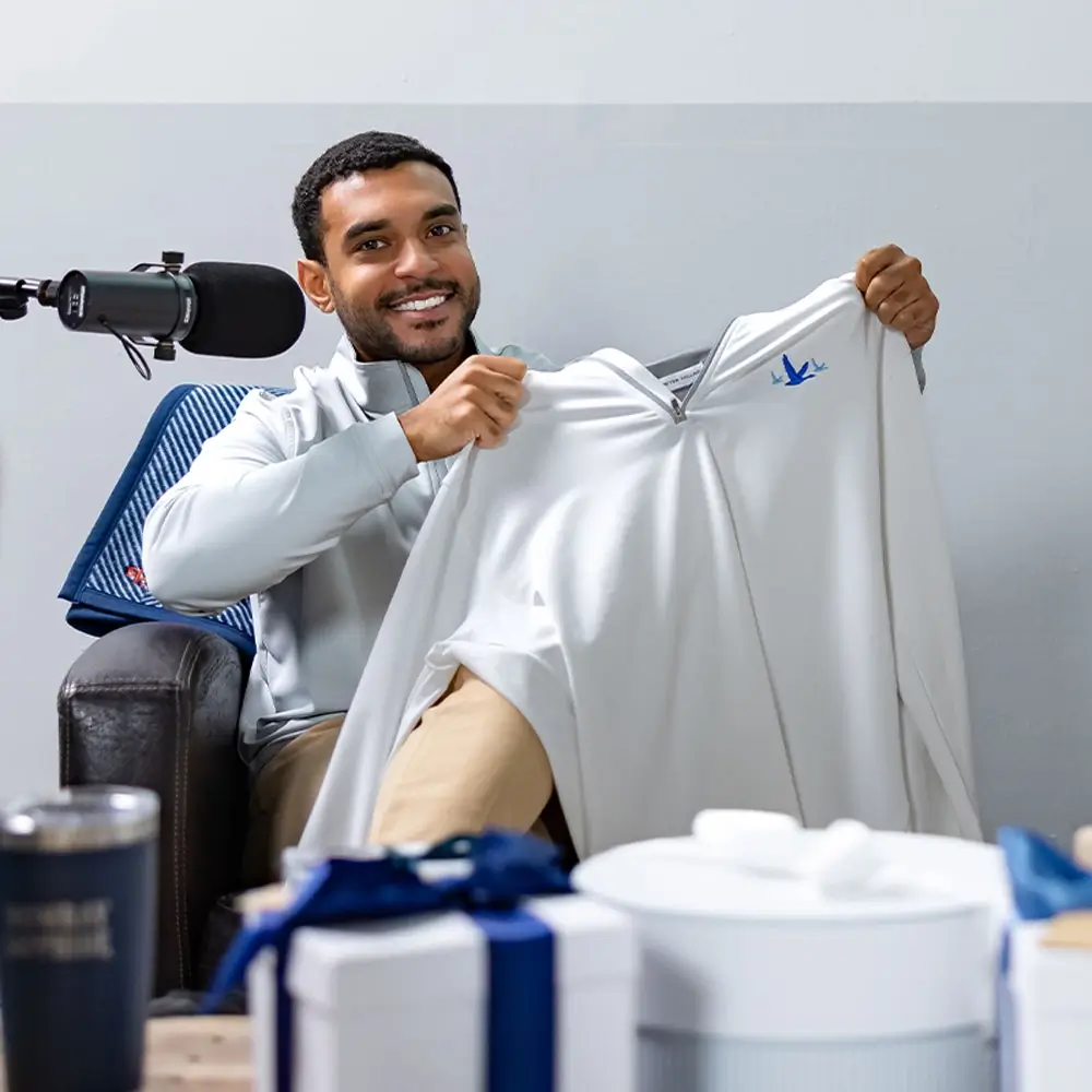 Corporate Gifts. Corporate Swag. Corporate Apparel. Custom Peter Millar. Custom pullovers that help employees stay comfortable throughout the workday.