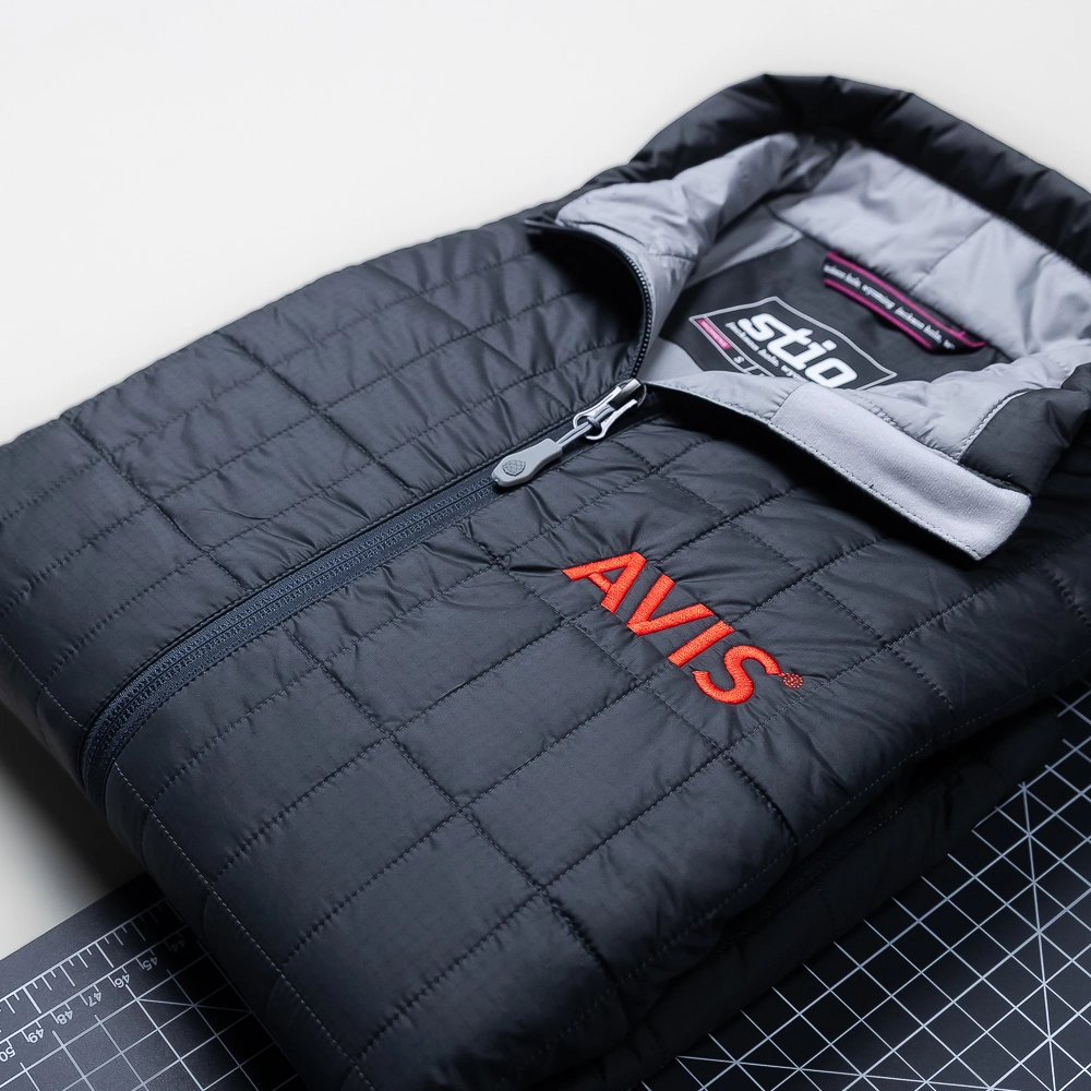 Custom Stio. Stio down jacket. Sustainable men’s clothing.