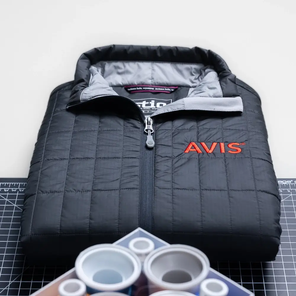 Custom Stio. Logo vests. Custom outdoor jackets. Corporate logo apparel.