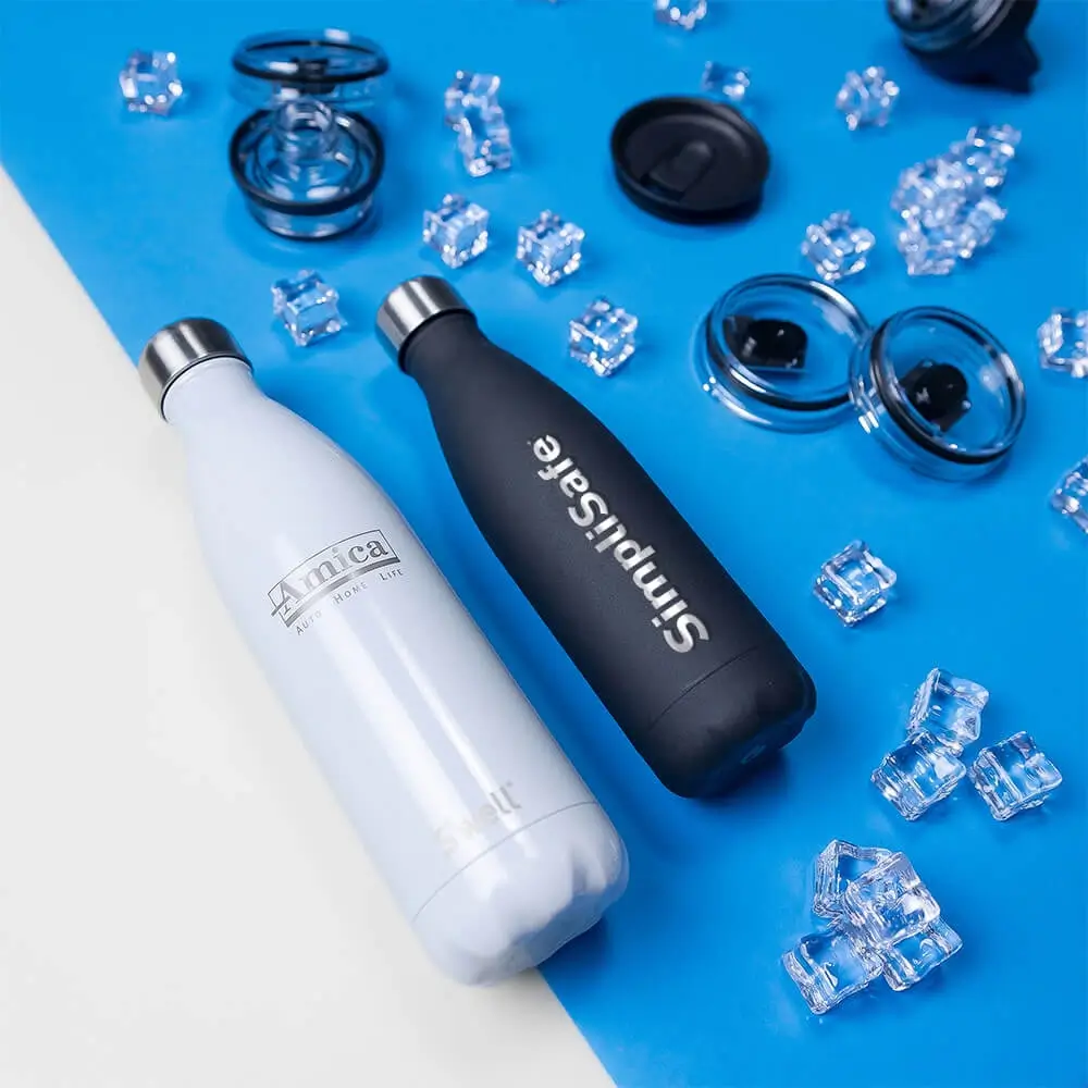 S'well Corporate Gift. Custom S'well Bottles. Laser Engraved Water Bottles. S'well 40 Oz Traveler.