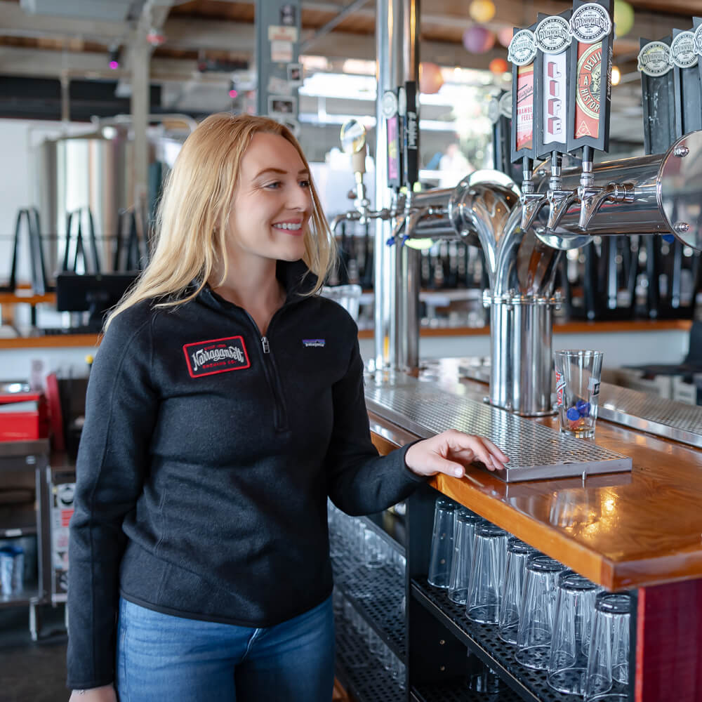 Patagonia custom employee gifts. Embroidered Patagonia. Corporate swag.