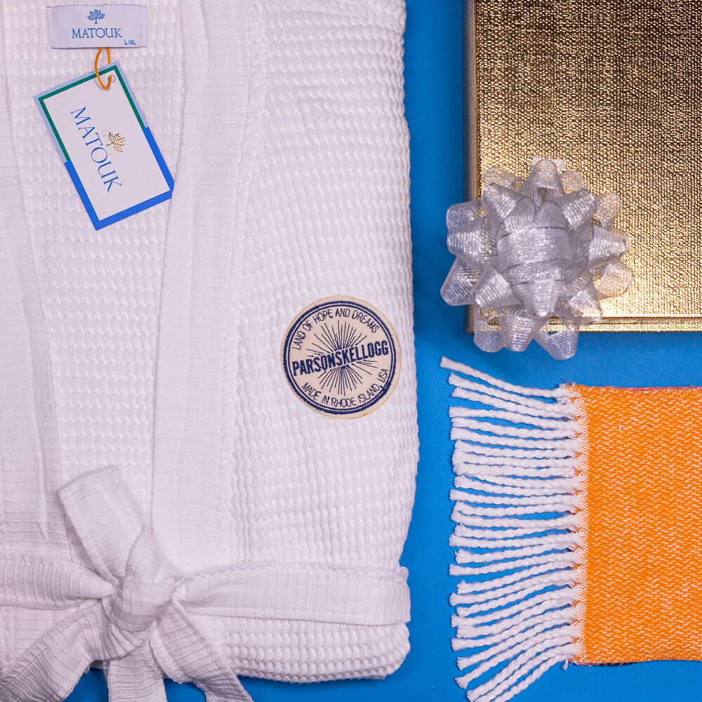 Personalized Robes. Matouk Robe. Matouk Bath Towels. Matouk Blanket. Personalized Luxury Gifts.