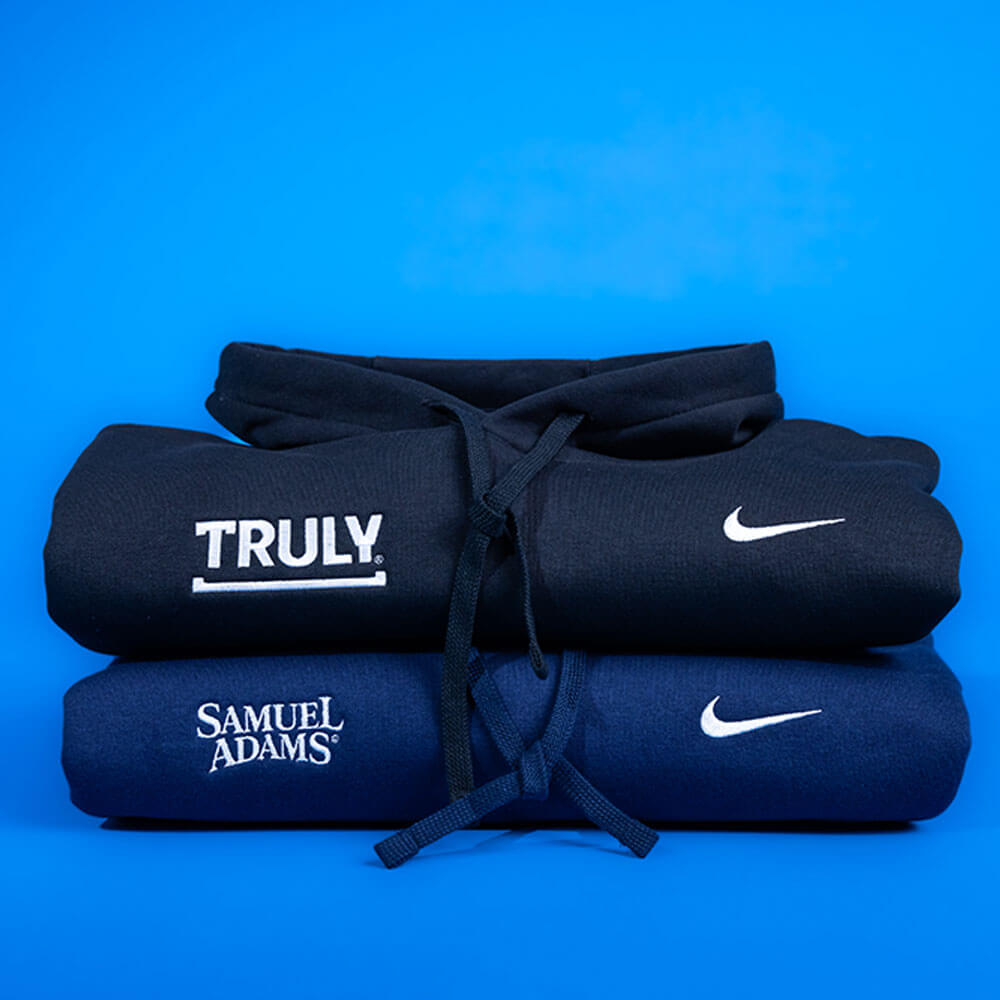 Custom Nike Hoodies. Custom Pullovers. Embroidered Nike Sweatshirts. Nike Embroidered Pullover.