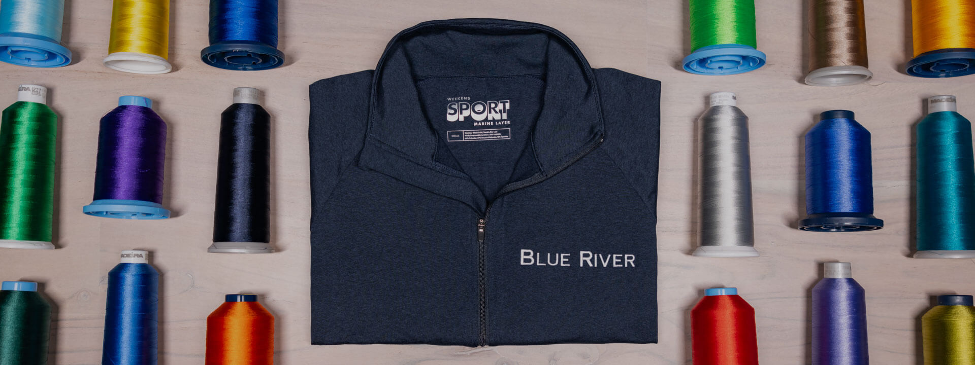 Marine Layer hoodies. Marine Layer clothing. Marine Layer t-shirts. Custom embroidered hoodies.