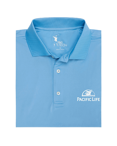 Fairway & Greene Men's Solid Tech Jersey Polo