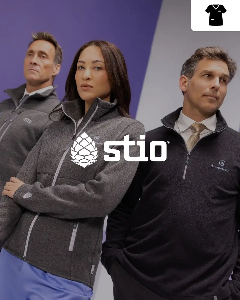 Find premium Stio custom nurse scrubs uniforms at PK Health Gear.