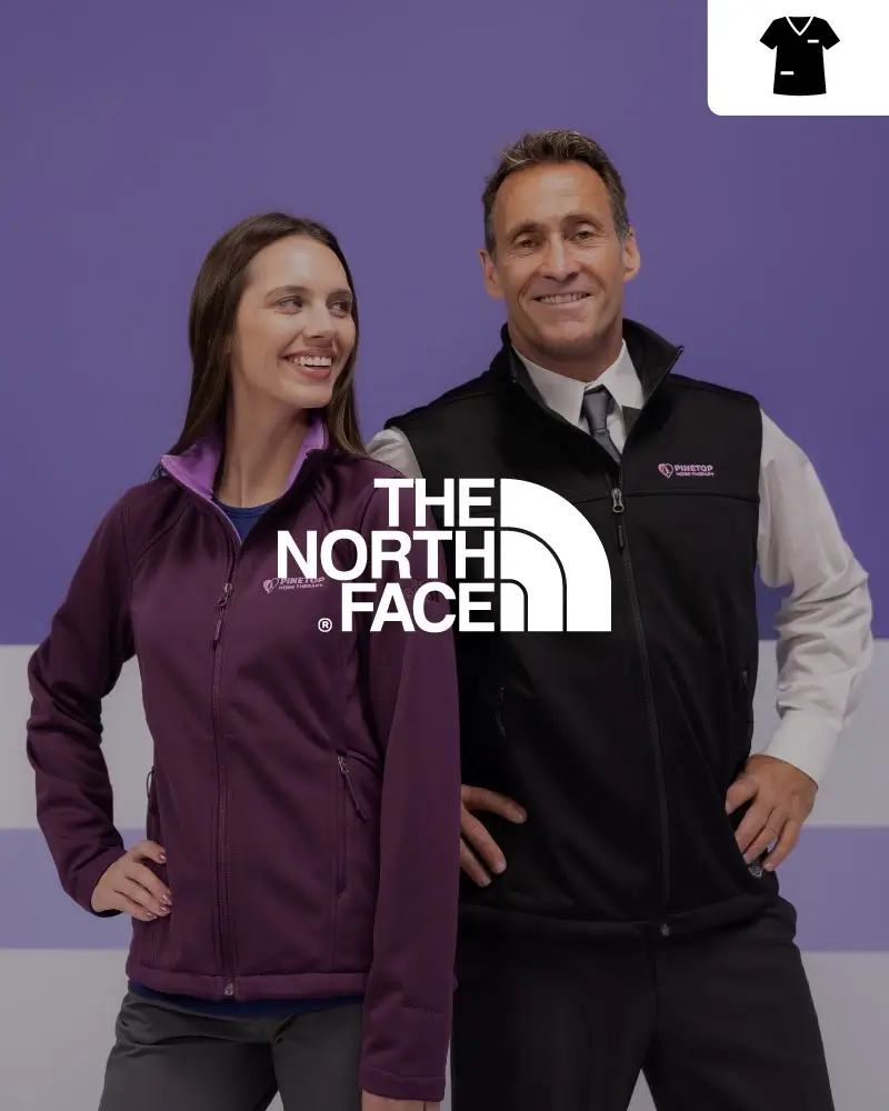 Find premium The North Face custom nurse scrubs uniforms at PK Health Gear.