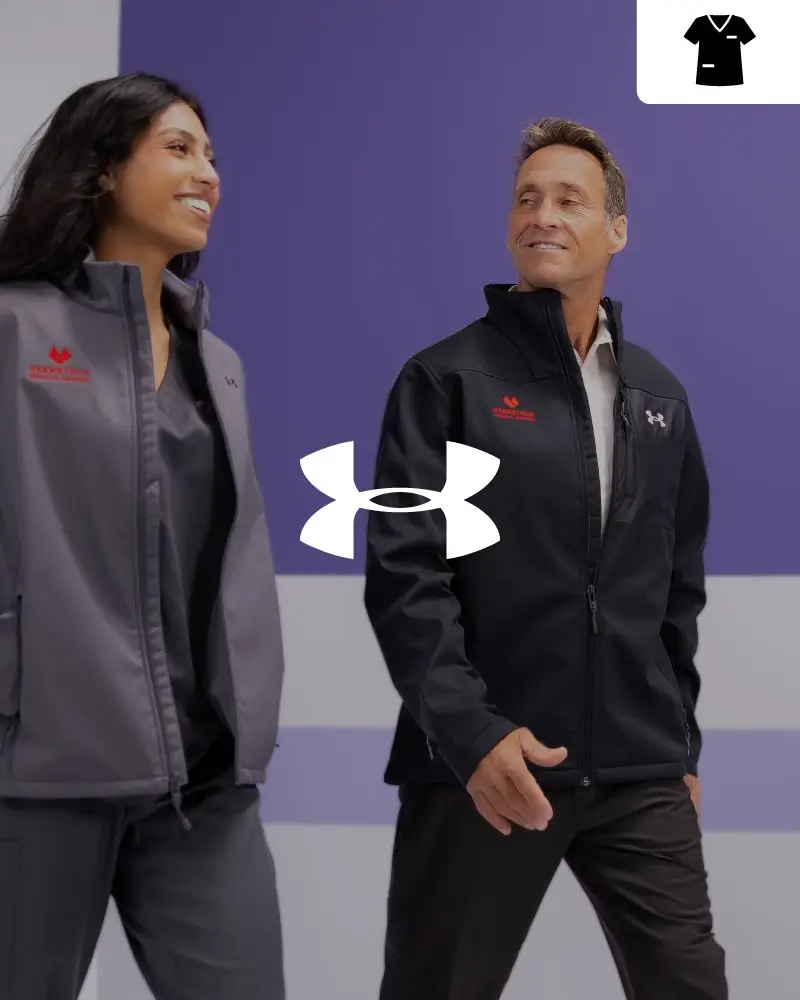 Find premium Under Armour custom nurse scrubs uniforms at PK Health Gear.